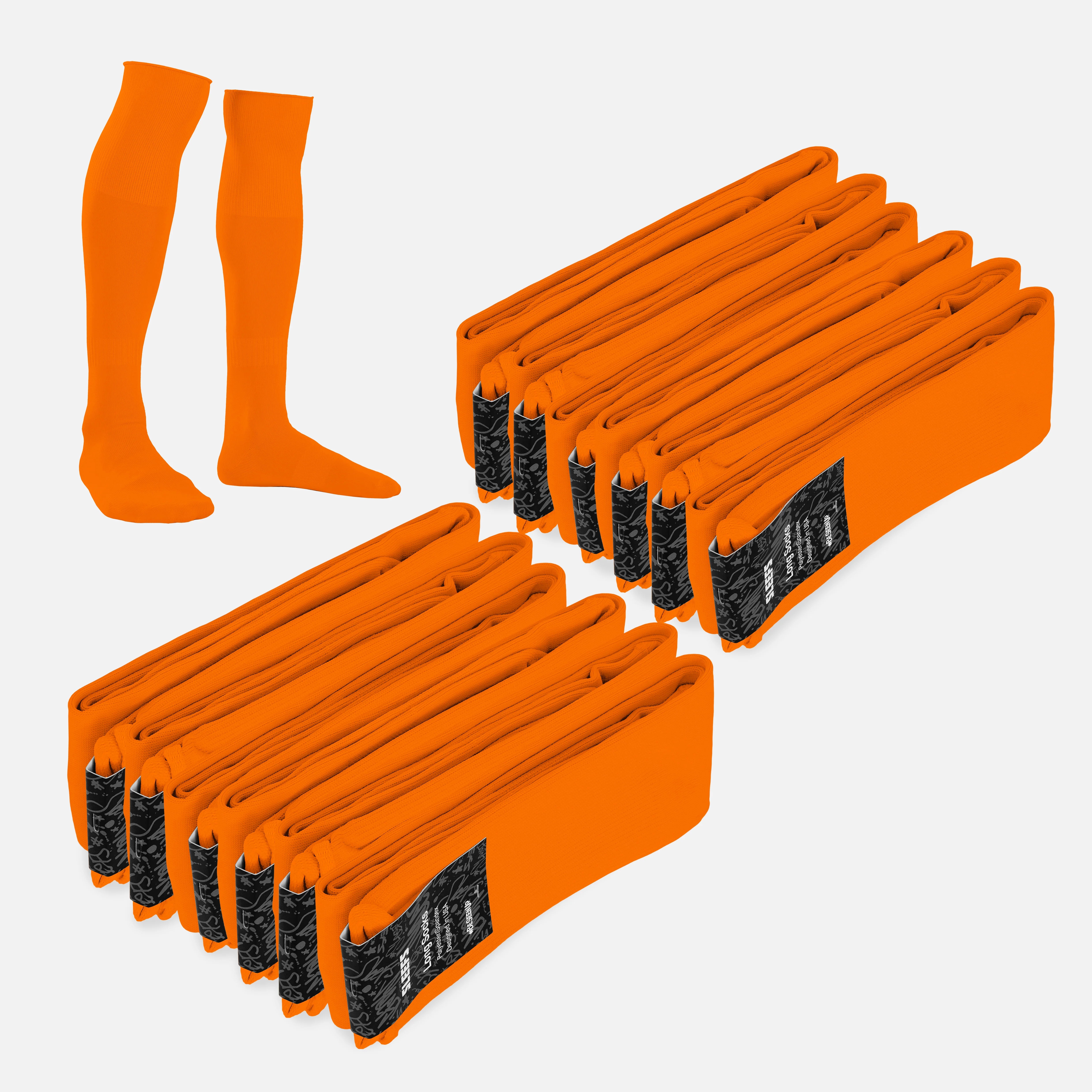 12 Pack Over The Knee Sport Socks - Image 11