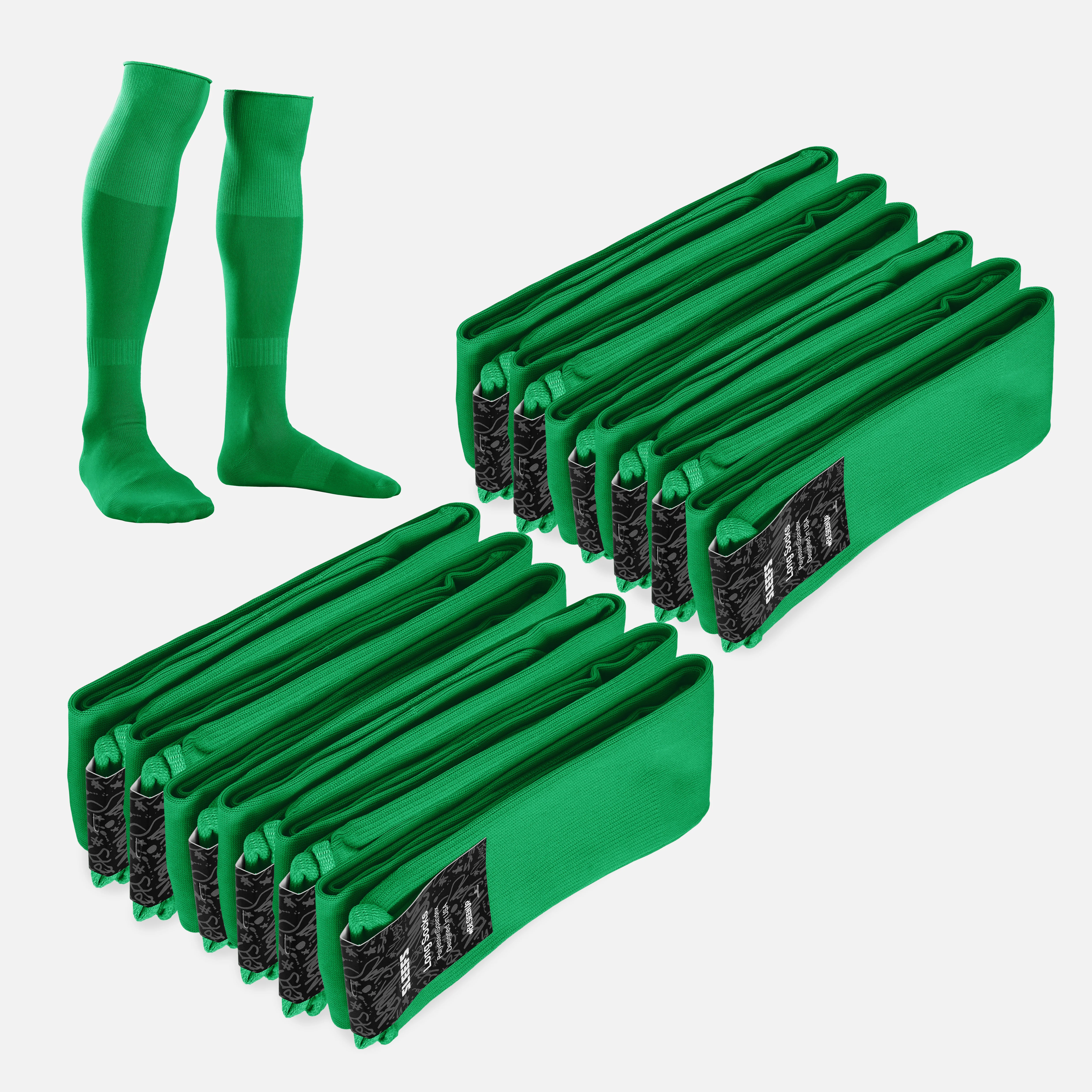 12 Pack Over The Knee Sport Socks - Image 16