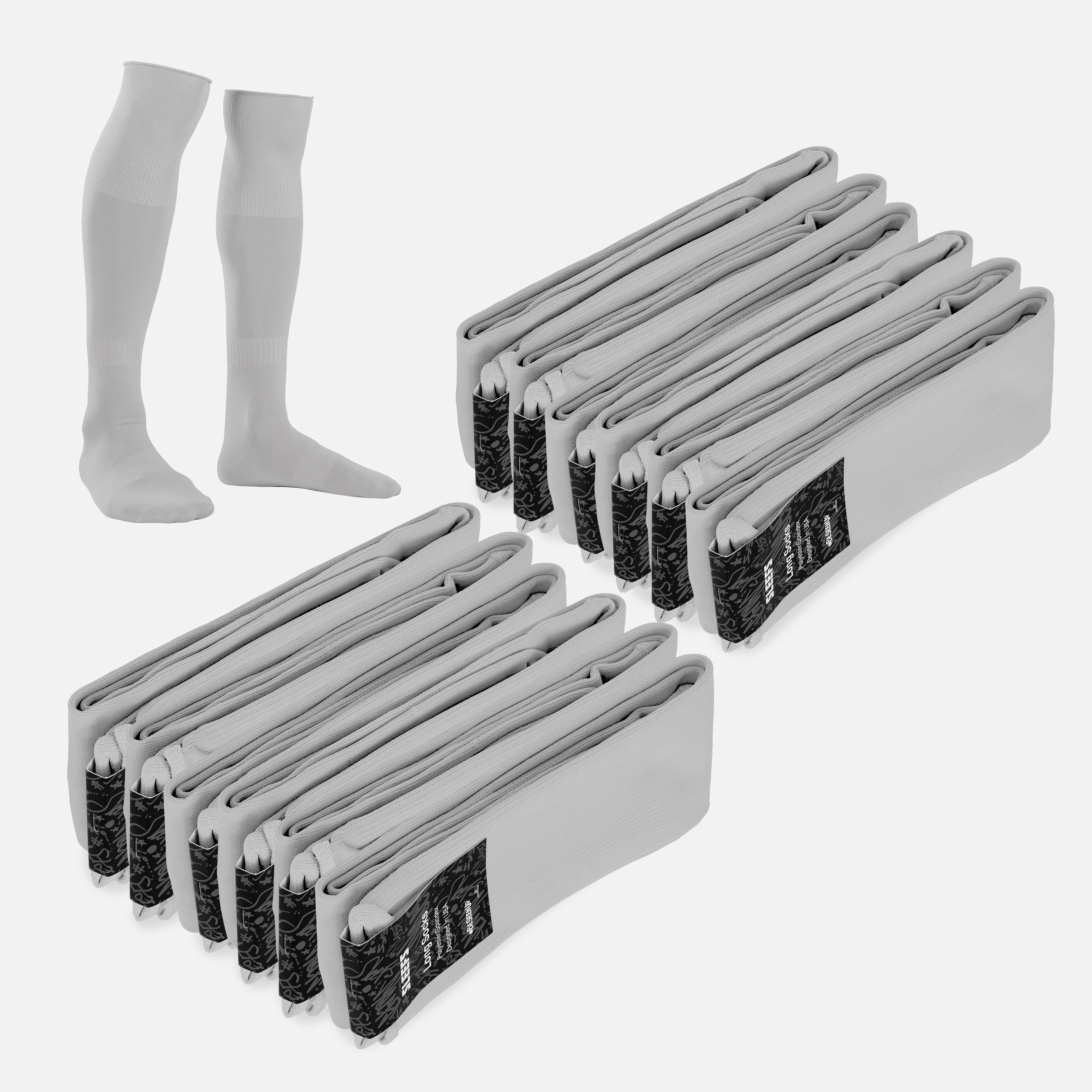12 Pack Over The Knee Sport Socks - Image 17