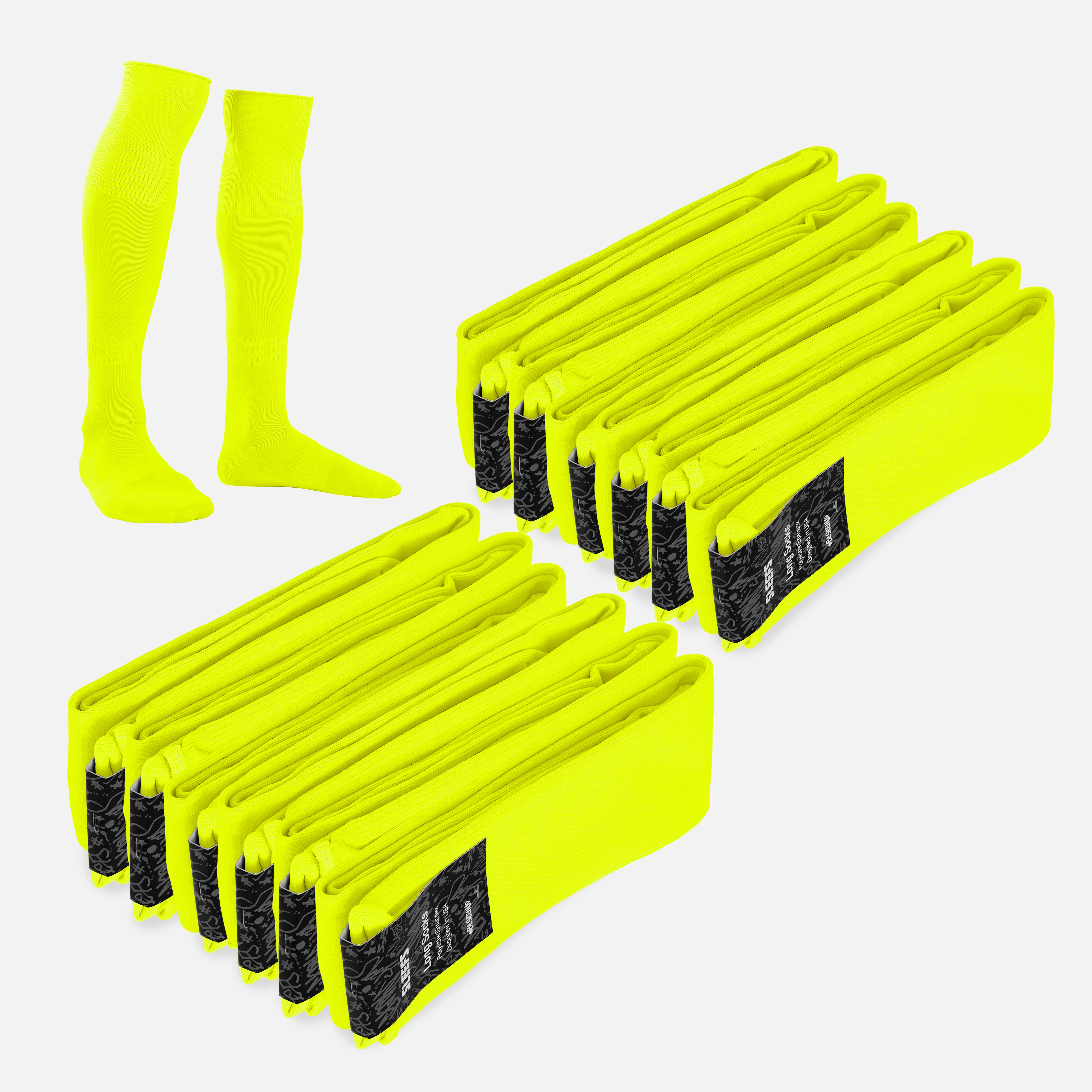12 Pack Over The Knee Sport Socks - Image 6