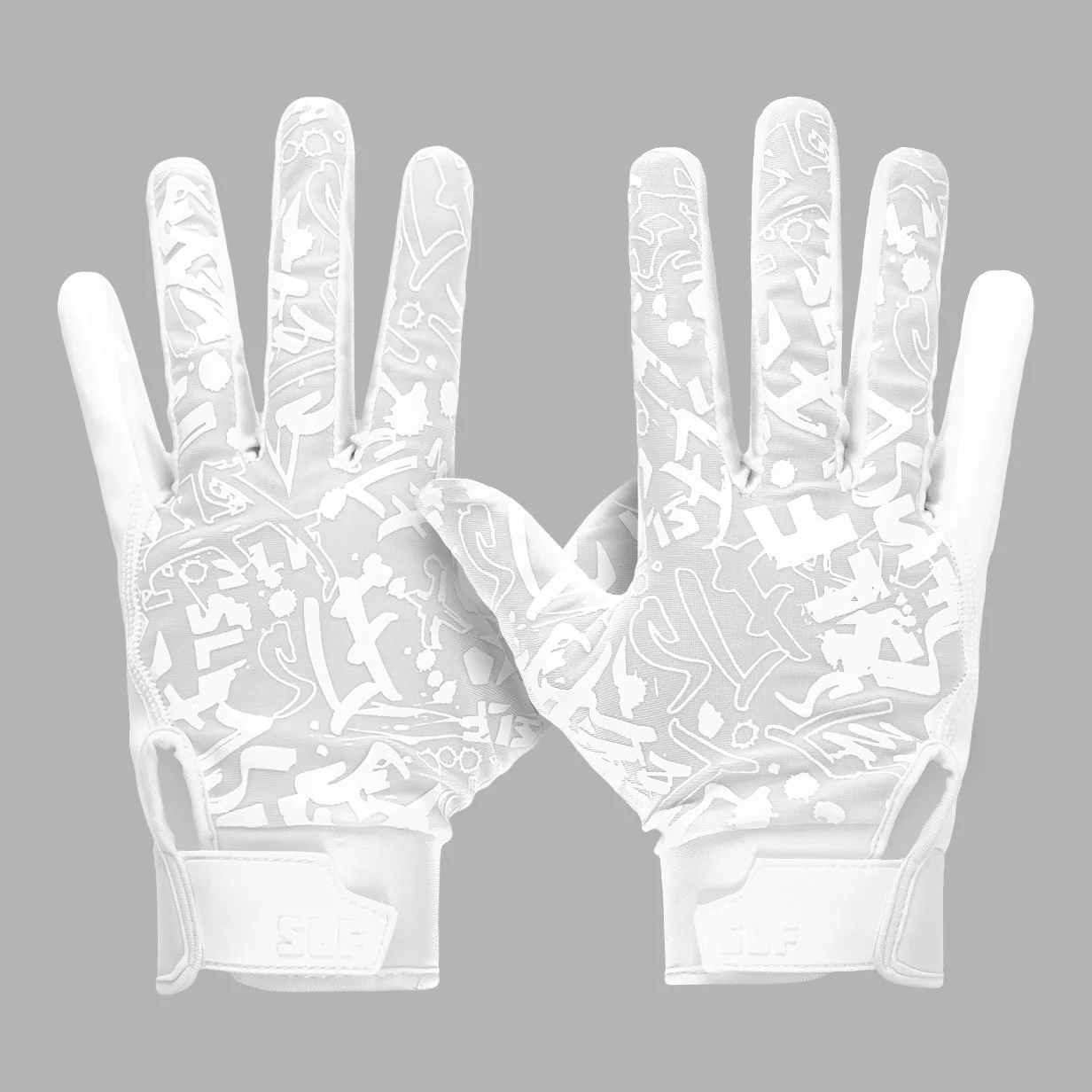2 White Sticky Football Receiver Gloves Bundle - Image 4
