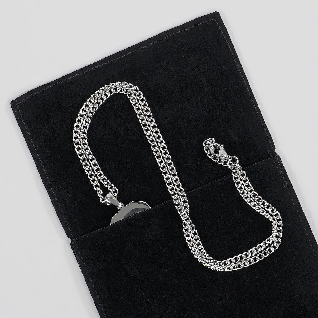 30 Number Pendant with Chain Kids Necklace - Stainless Steel - Image 4