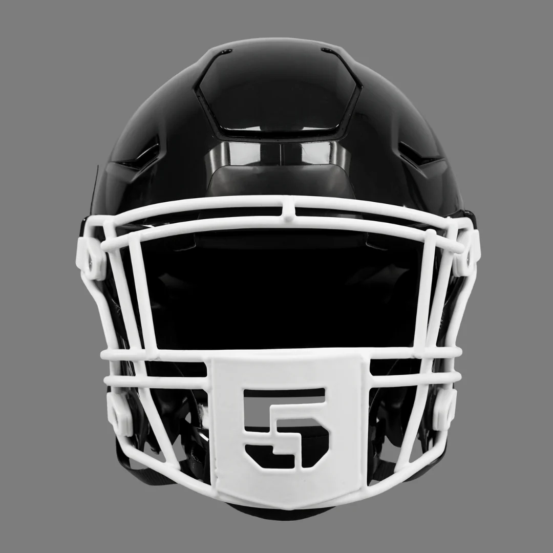 5 Stencil Font Football Facemask for Riddell SpeedFlex