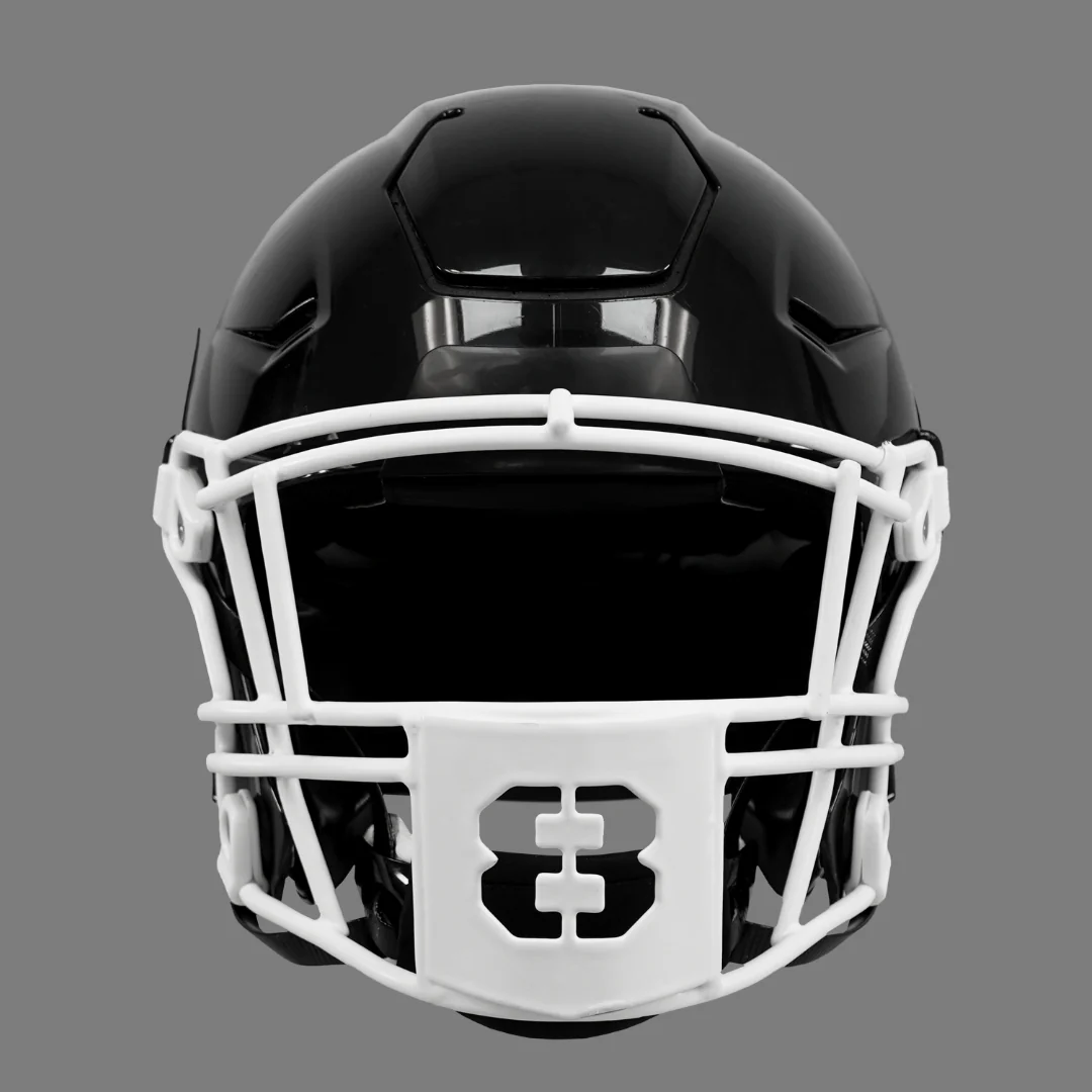 8 Stencil Font Football Facemask for Riddell SpeedFlex