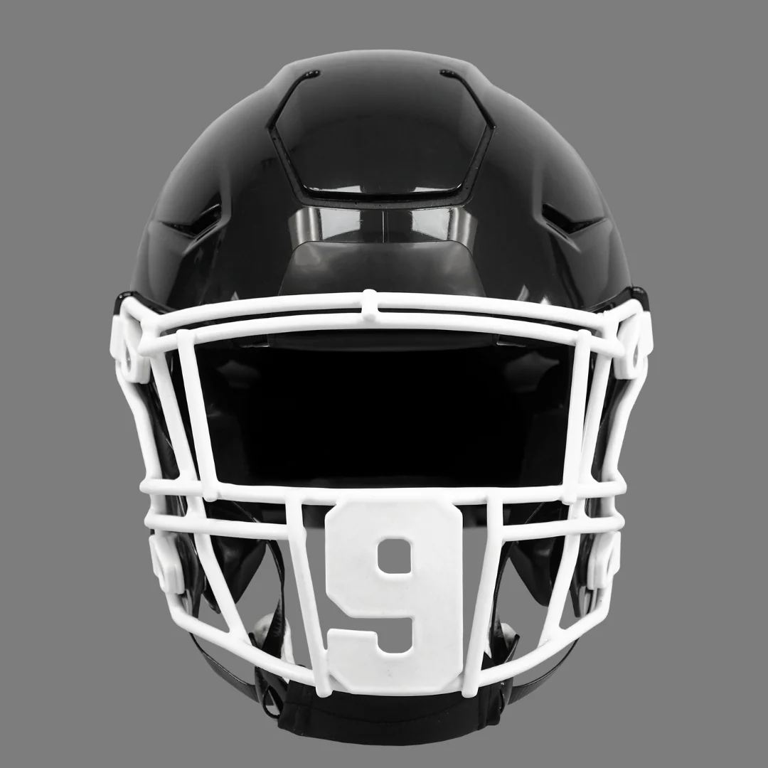 9 Jersey Font Football Facemask for Riddell SpeedFlex
