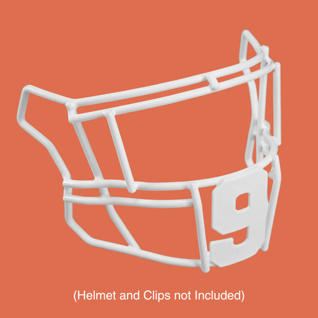 9 Jersey Font Football Facemask for Riddell SpeedFlex - Image 4