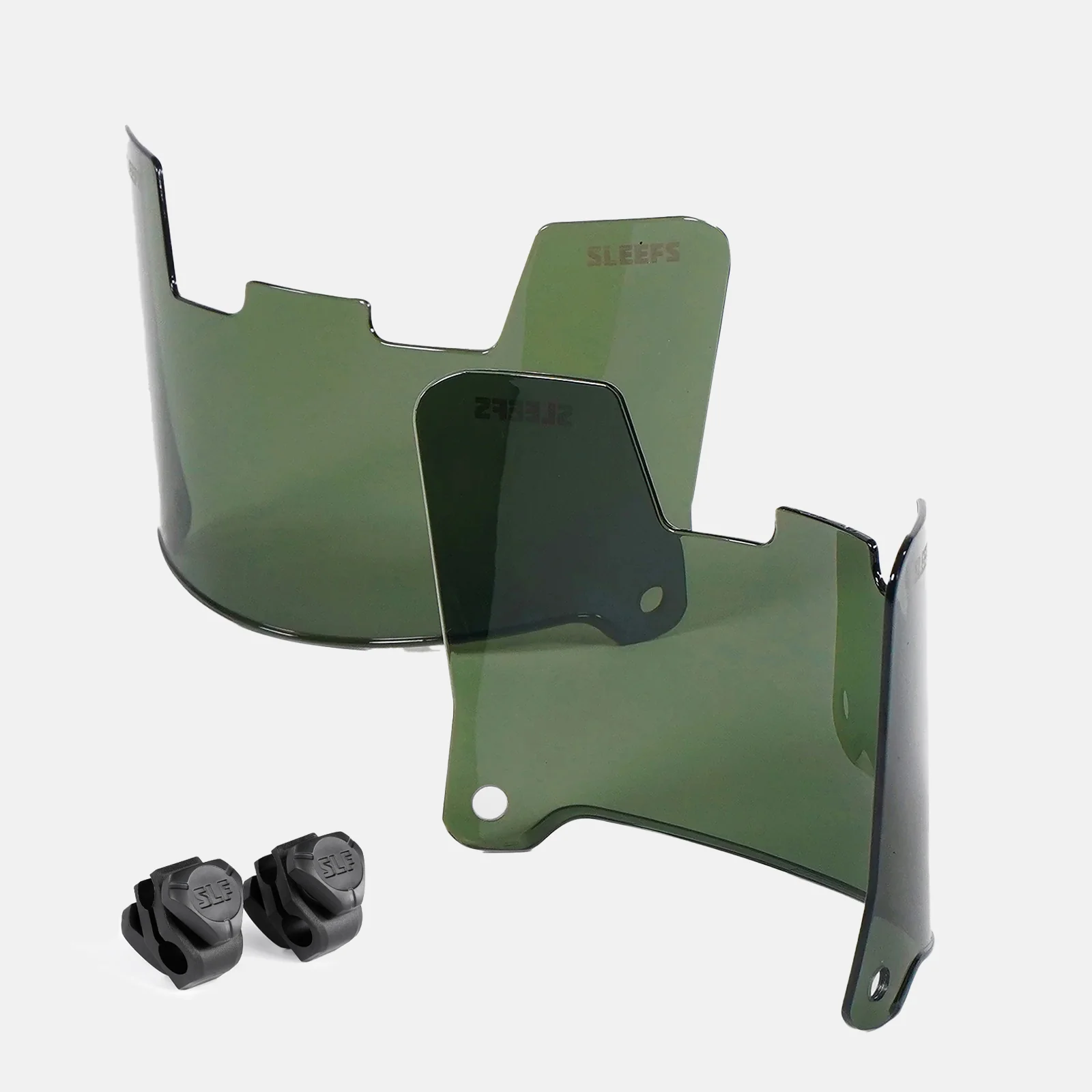 Army Green Clear Helmet Eye-Shield Visor for Kids - Image 2