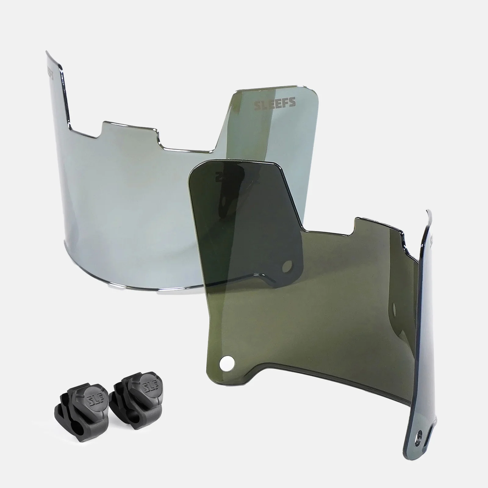 Army Green Machine Silver Helmet Eye-Shield Visor for Kids - Image 2