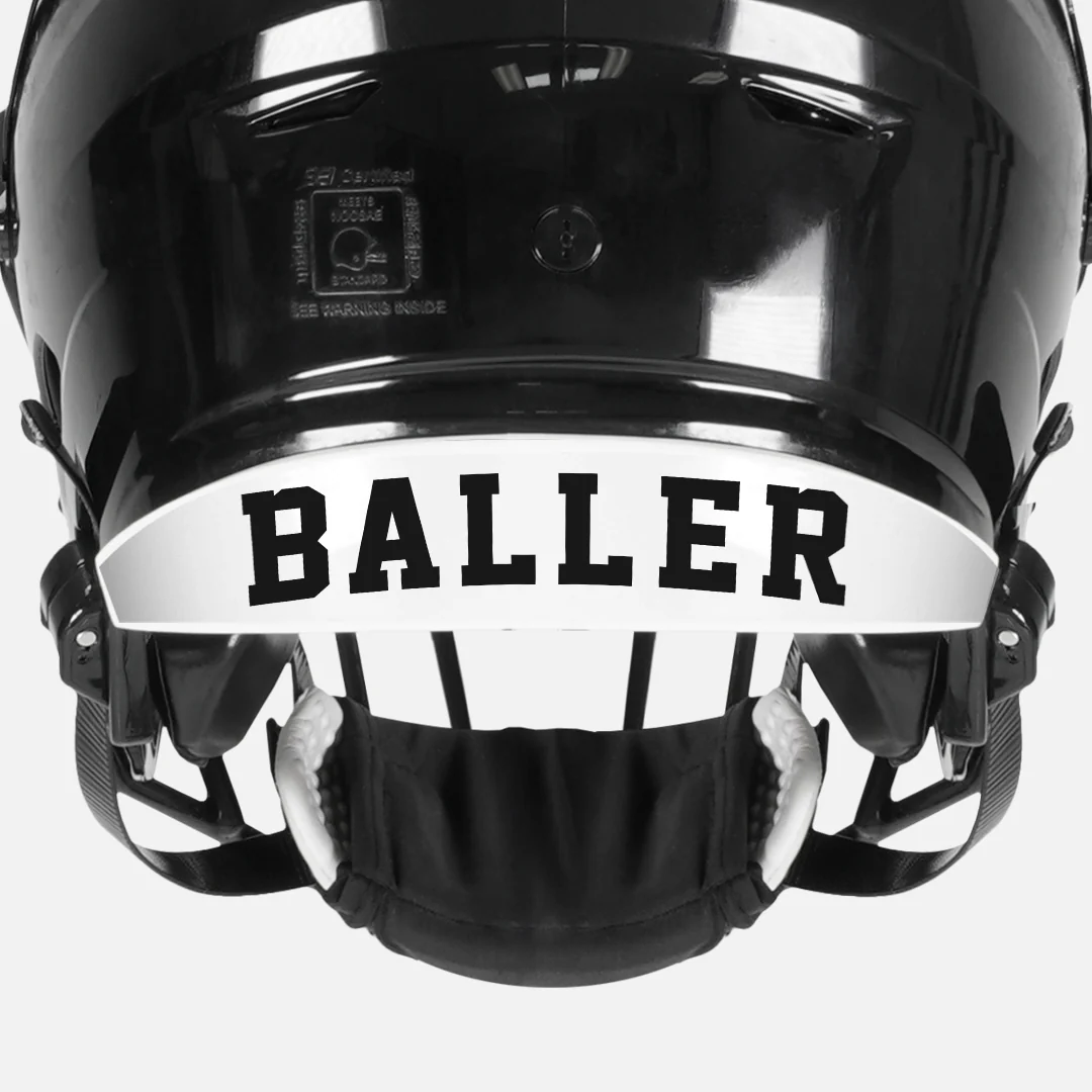 Baller Riddell Speedflex Front and Back Bumper Sticker Kit