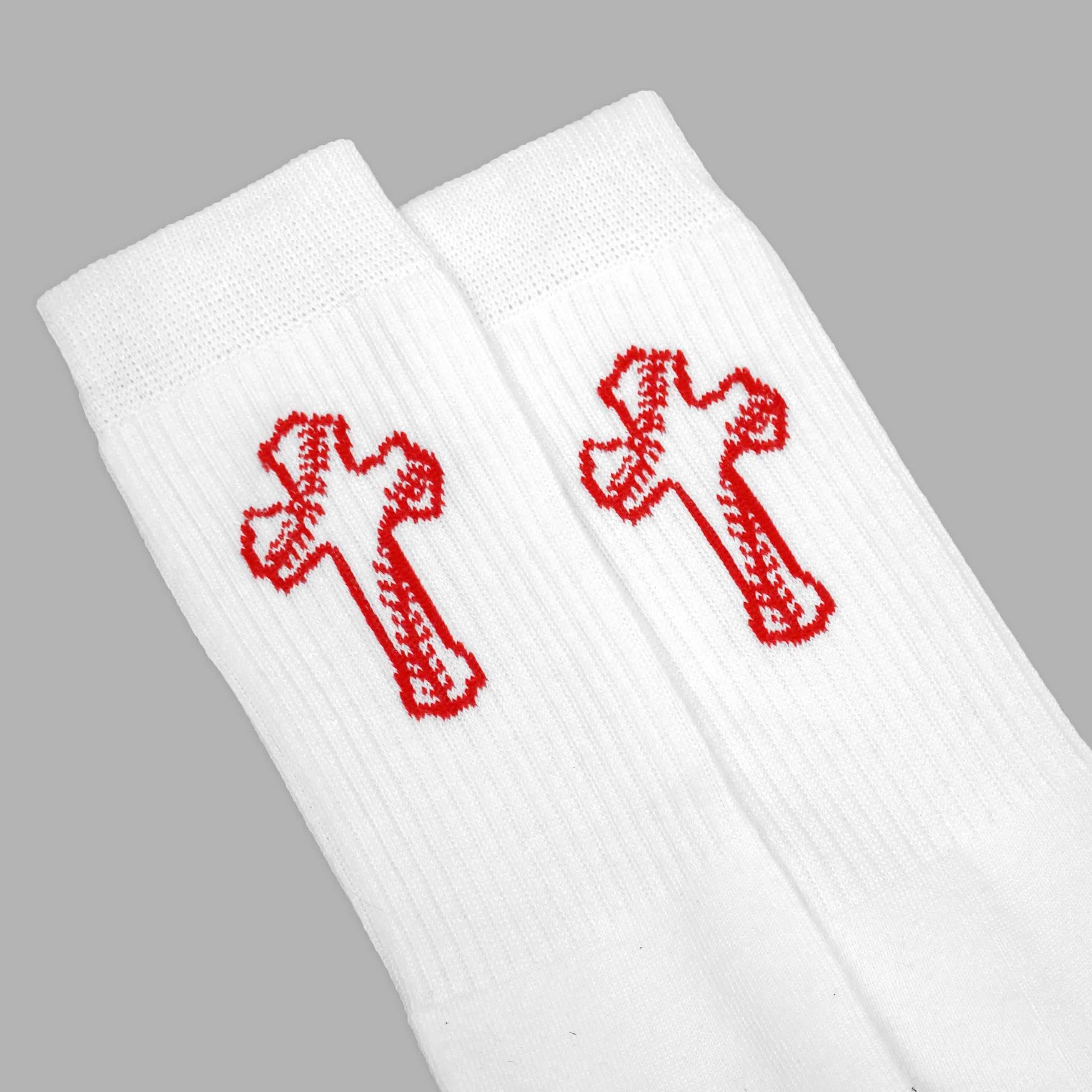 Baseball Cross Crew Socks - Image 6