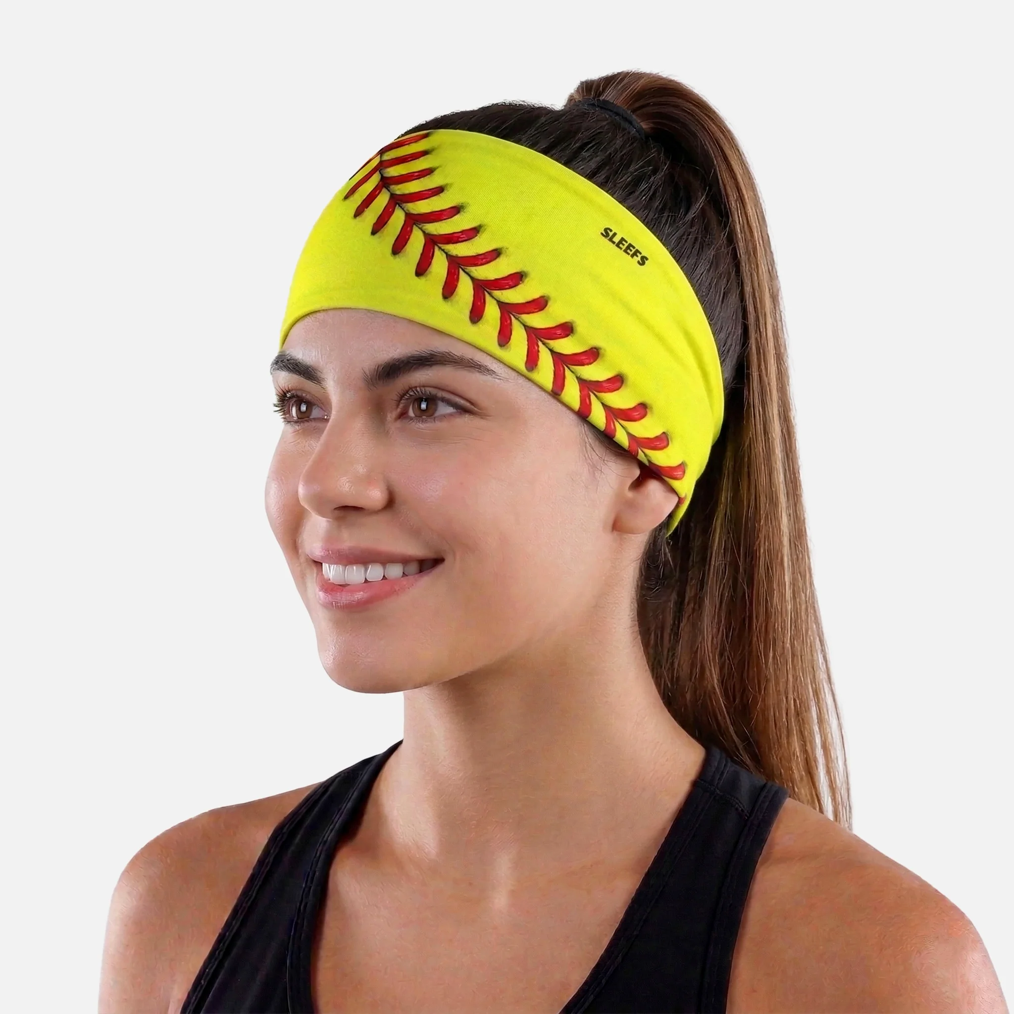 Softball Lace Electric Volt Headband - Image 2