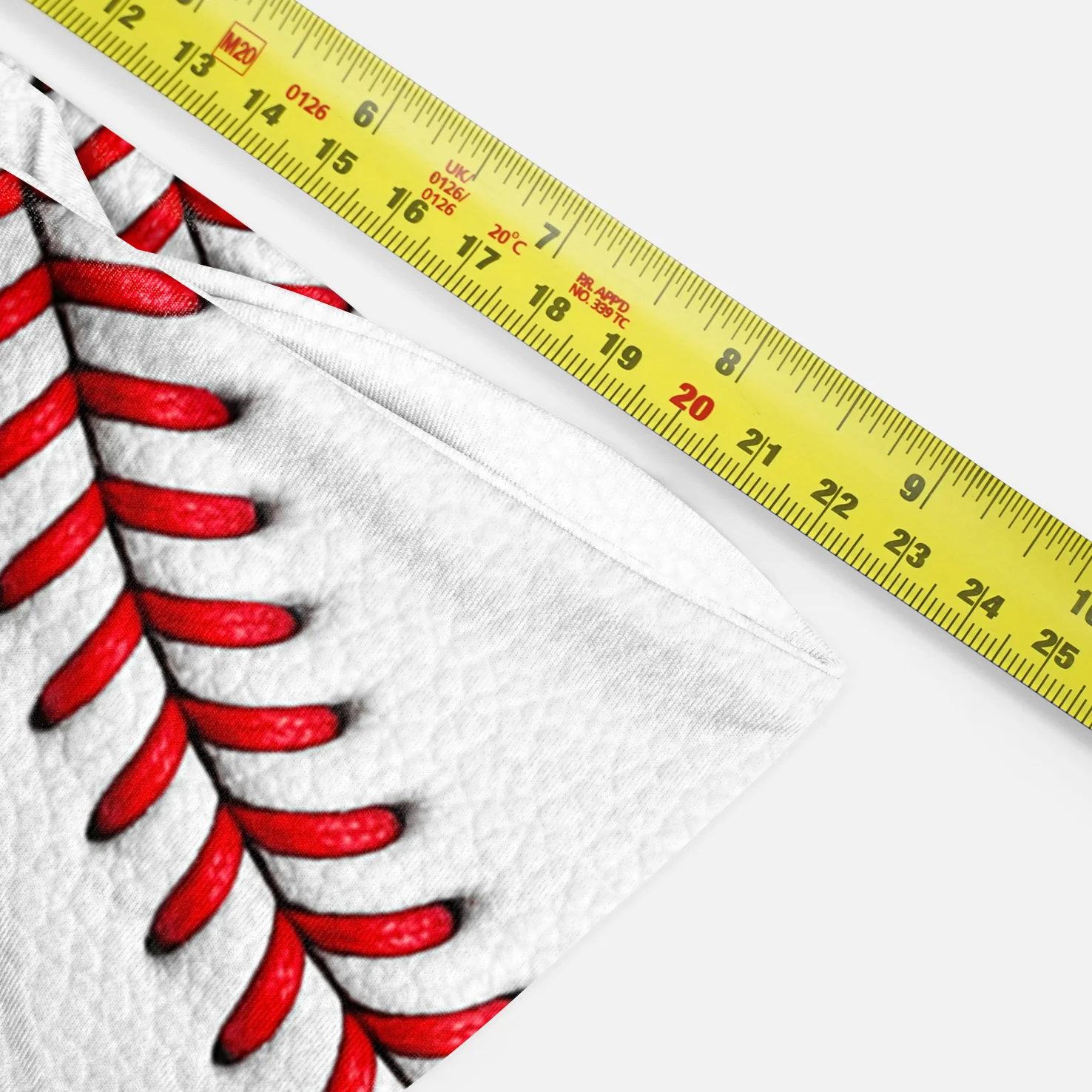 Baseball Lace Pro White Headband - Image 6