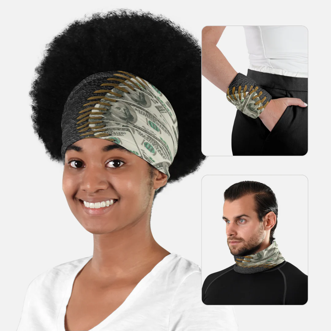 Money Baseball Neck Gaiter - Image 3