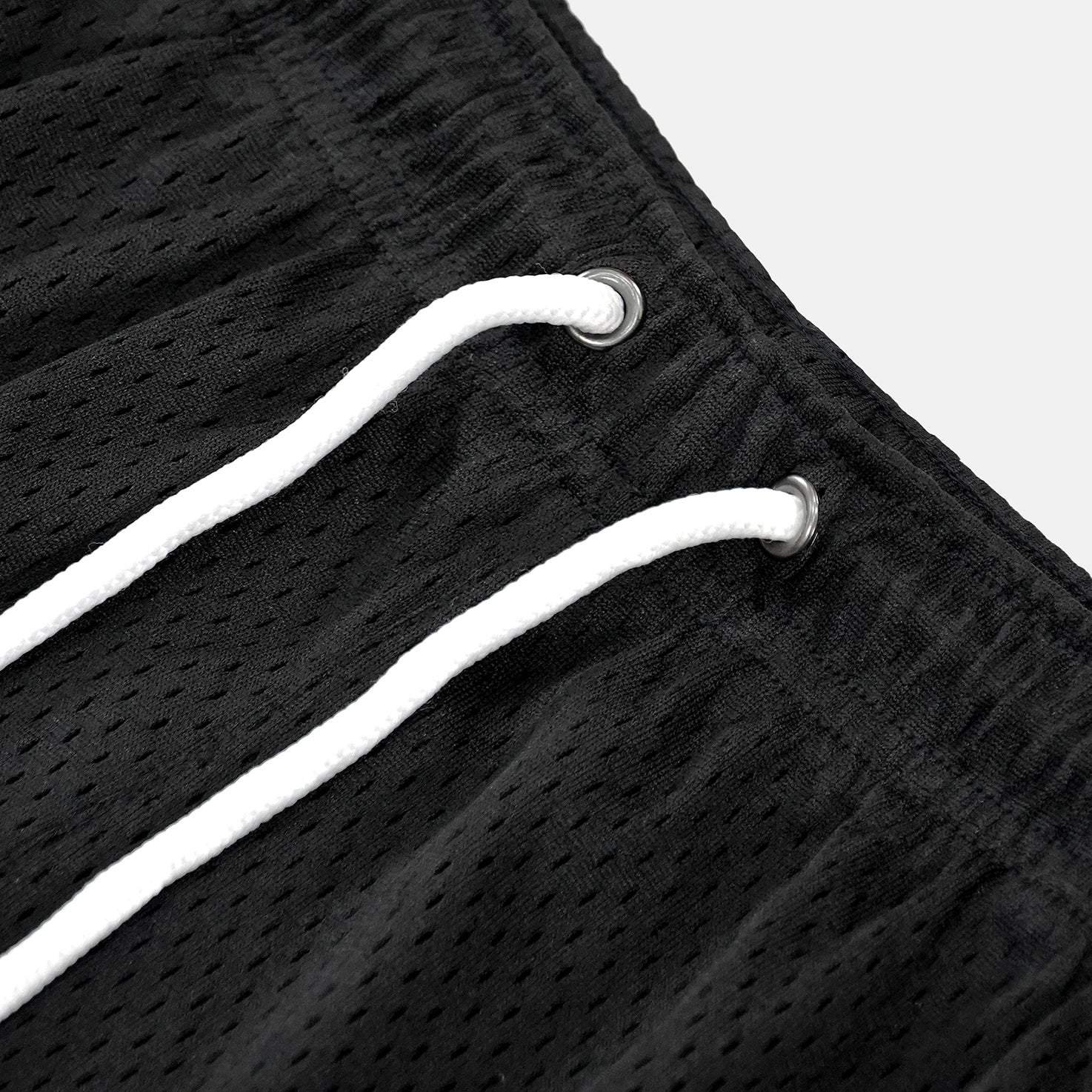 Baseball Skull Patch Black Shorts - 7" - Image 4