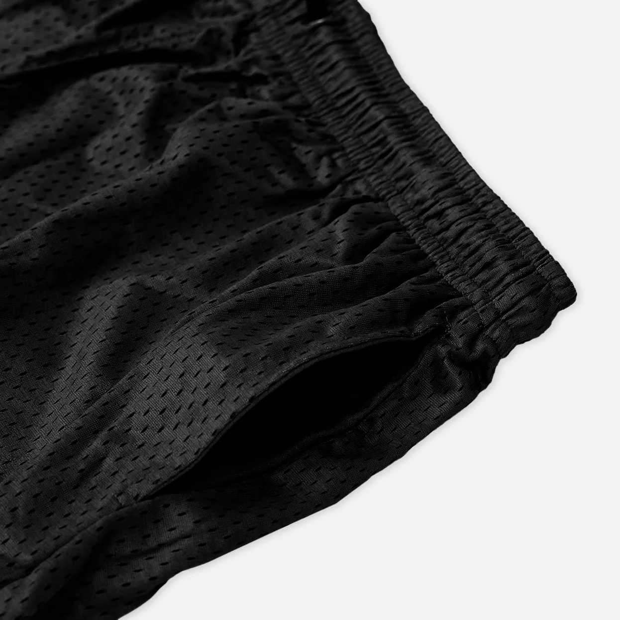 Baseball Skull Patch Black Shorts - 7" - Image 6