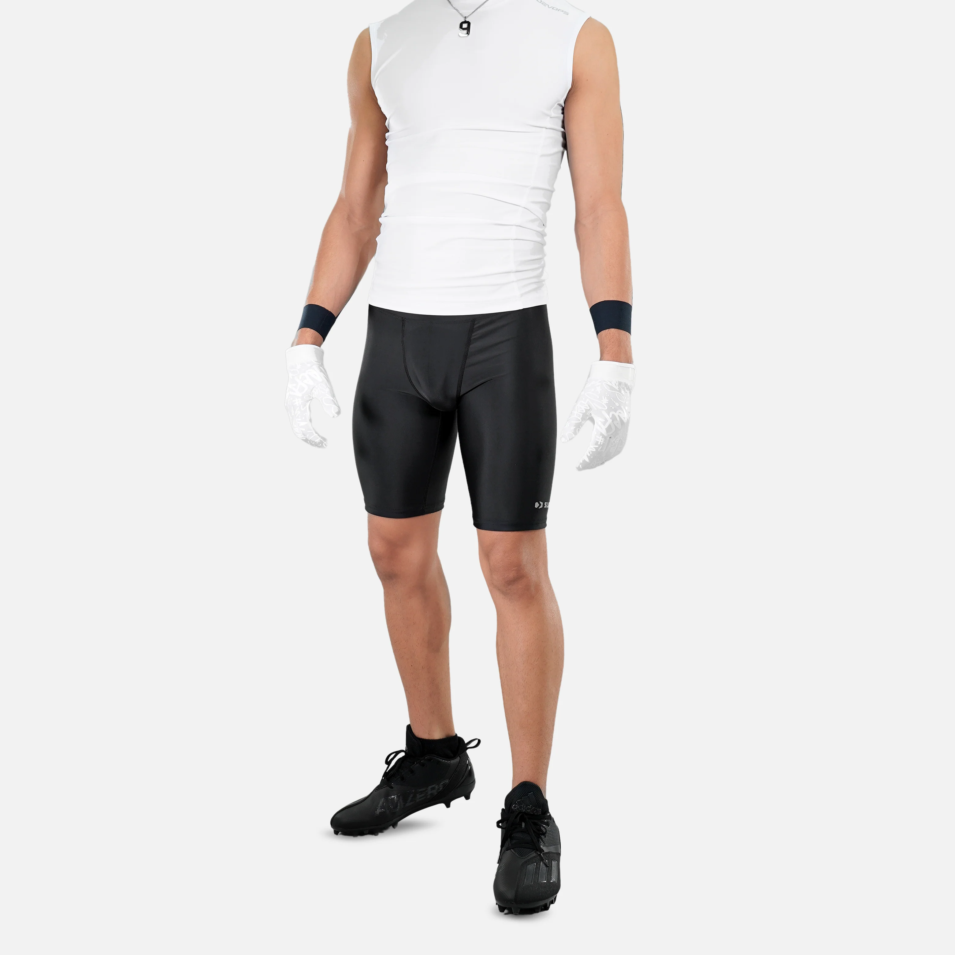 Black 7 on 7 Compression Shorts - Image 3