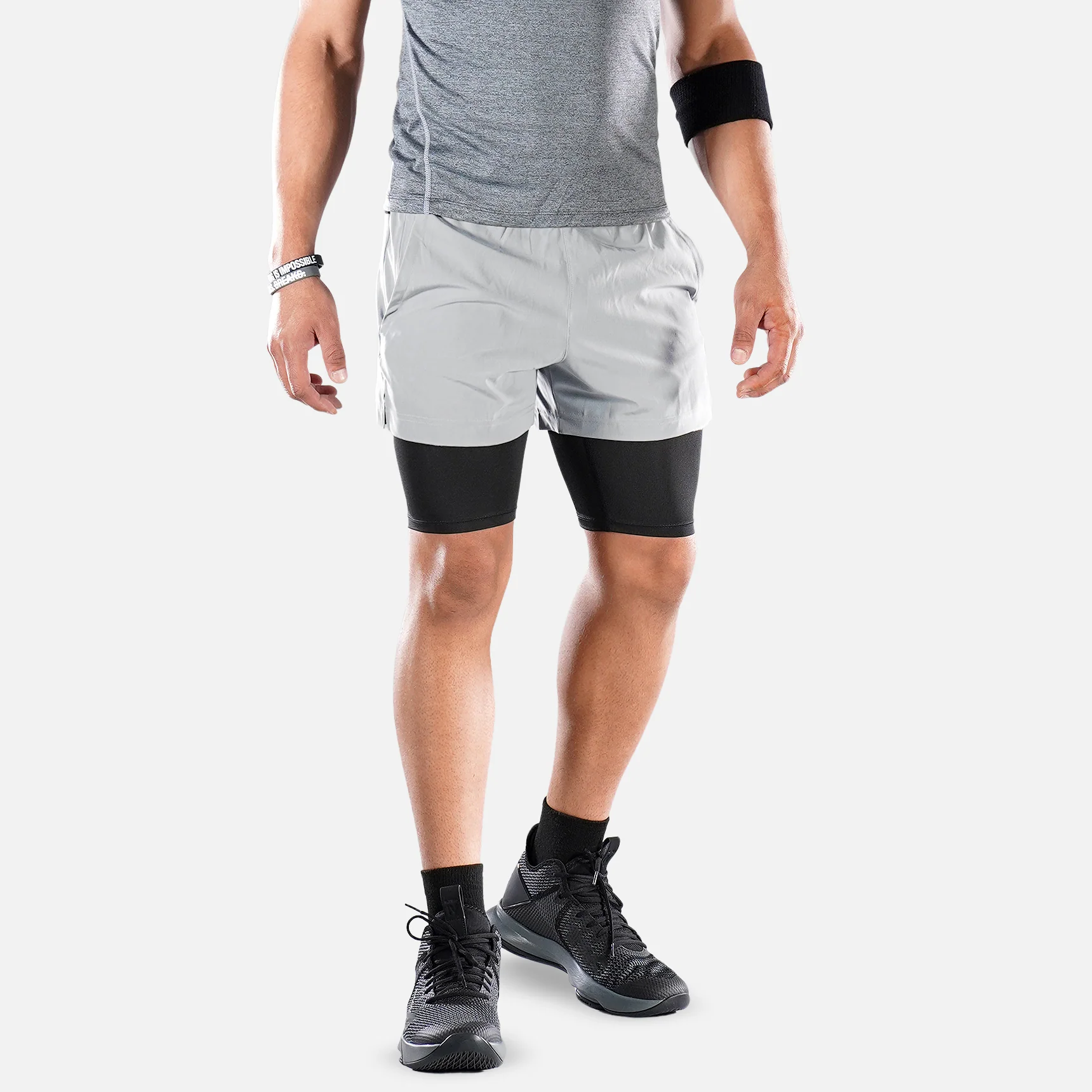 Black Compression Shorts - Image 3