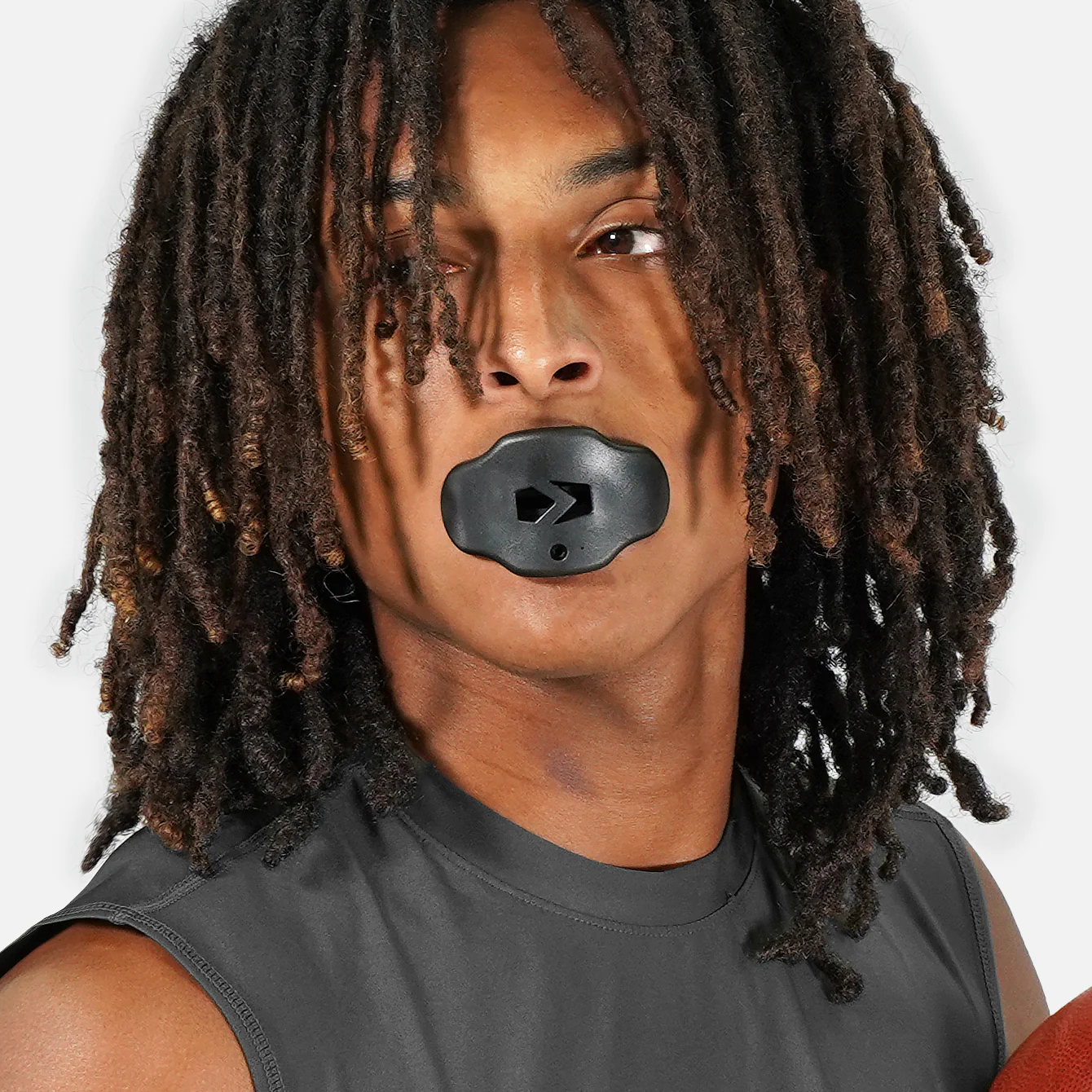 Black Soft Football Mouthguard - Image 6