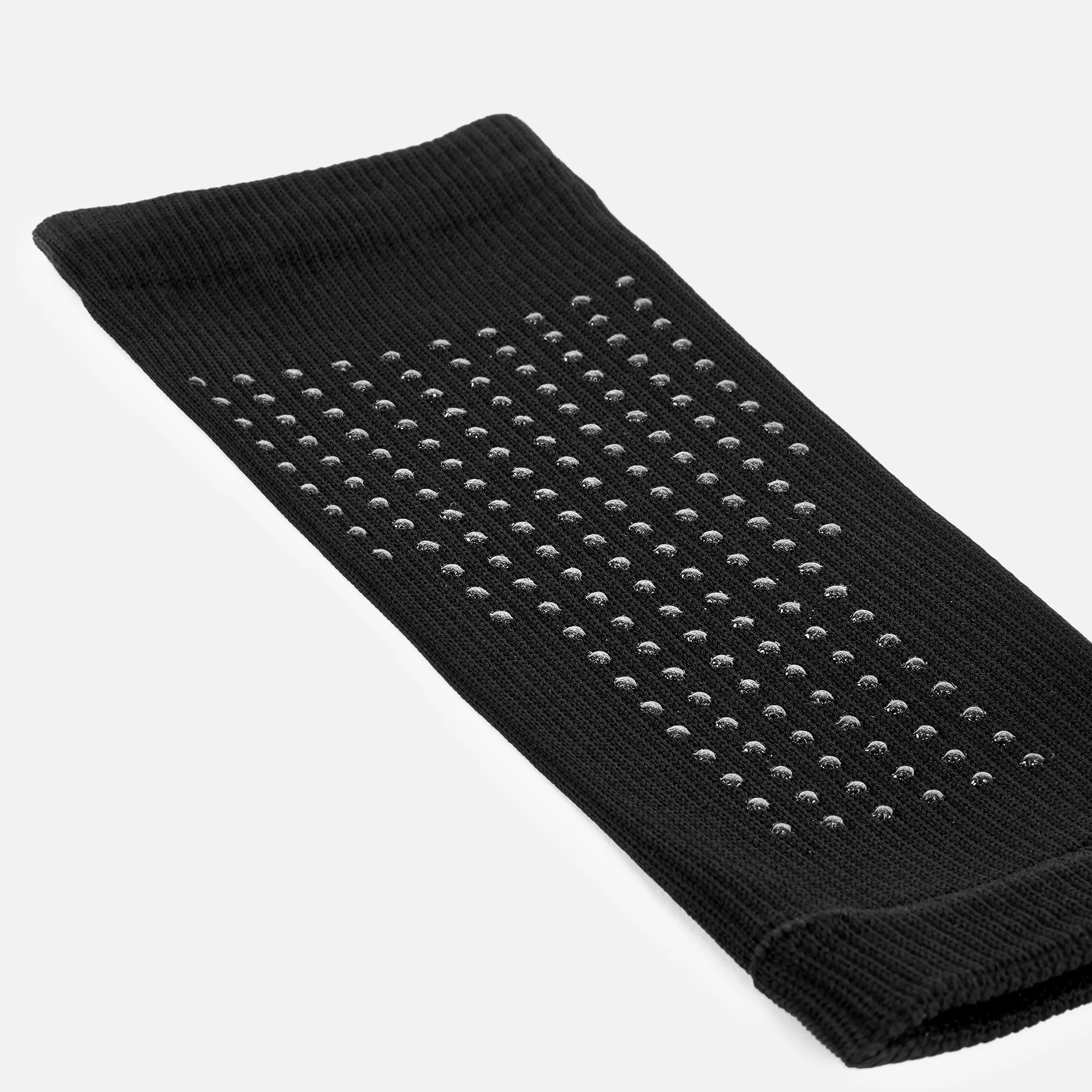 Black Seamless Forearm Sleeve with Grip - Image 3