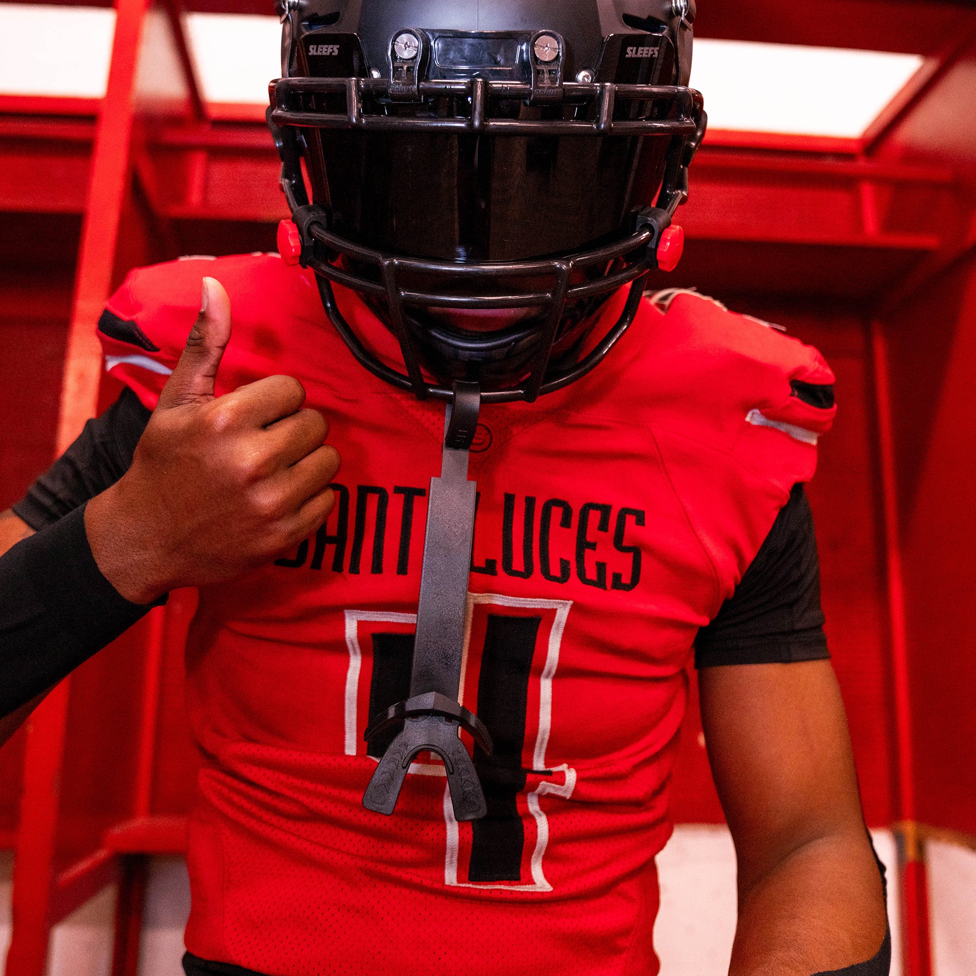Black X Football Mouthguard - Image 2