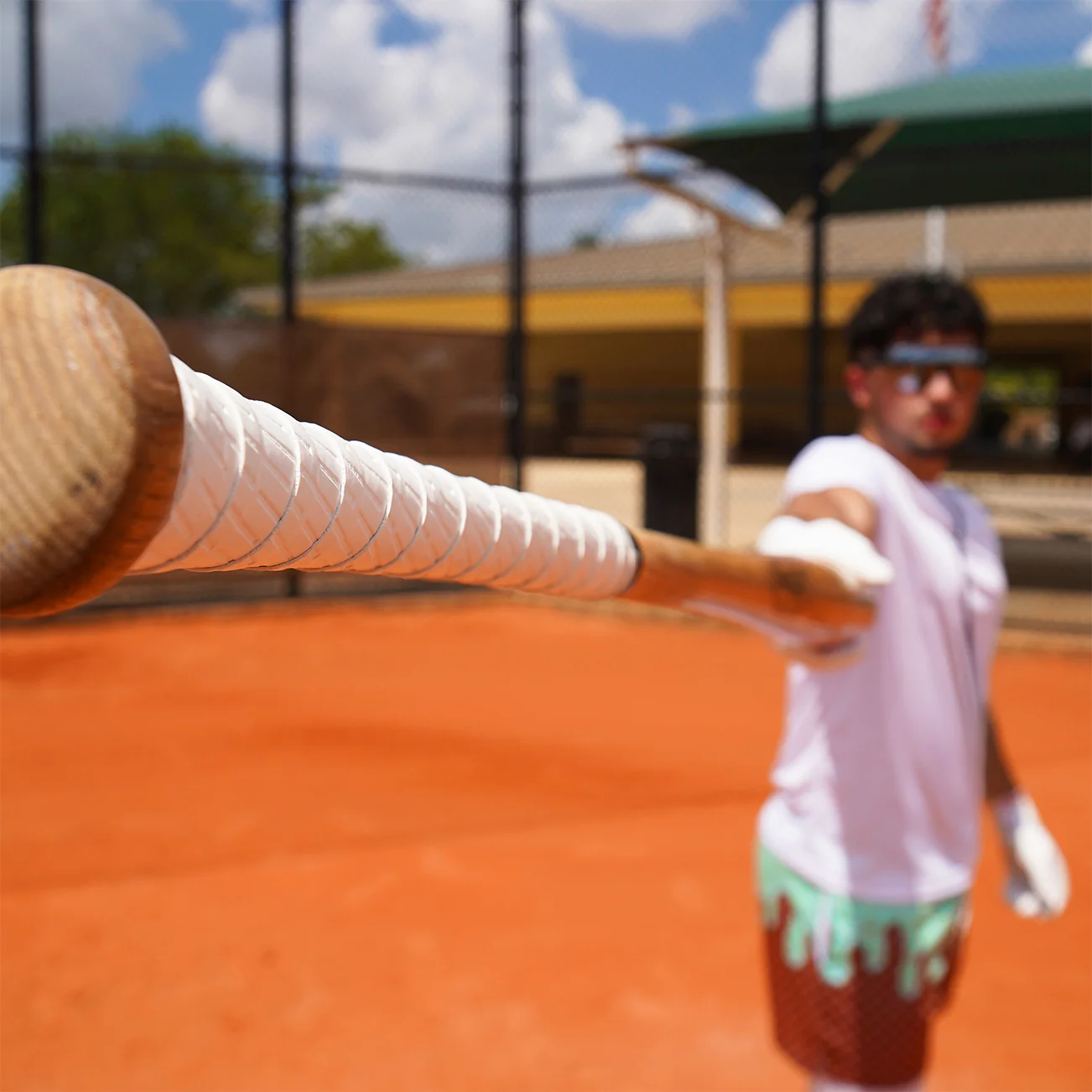 White Bat Grip - Image 2