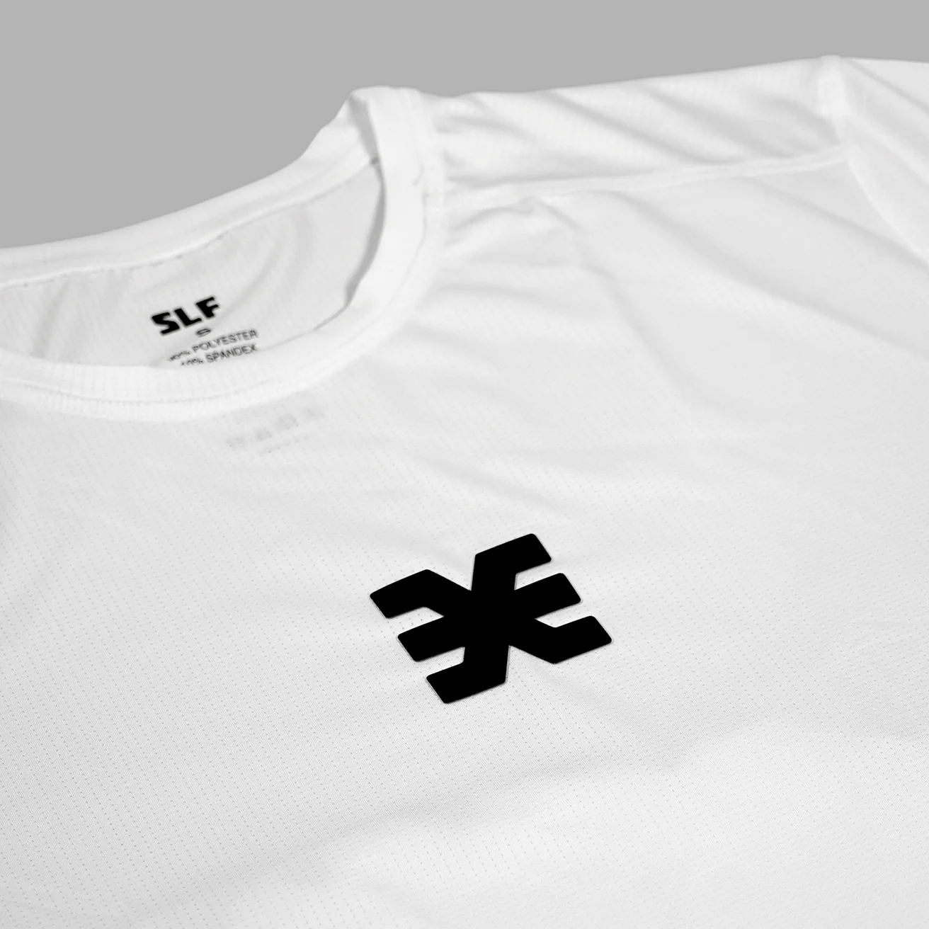 White BodyContour Crew T-Shirt - Image 3
