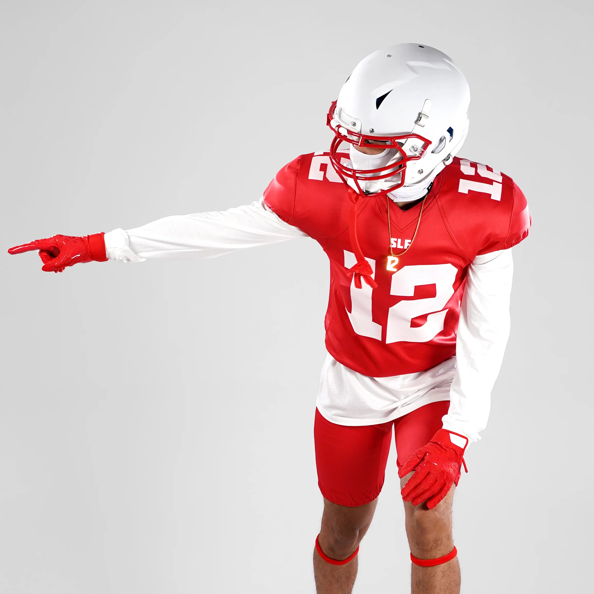 White Dry Fit Cotton/Poly Long Sleeve Tee - Image 7