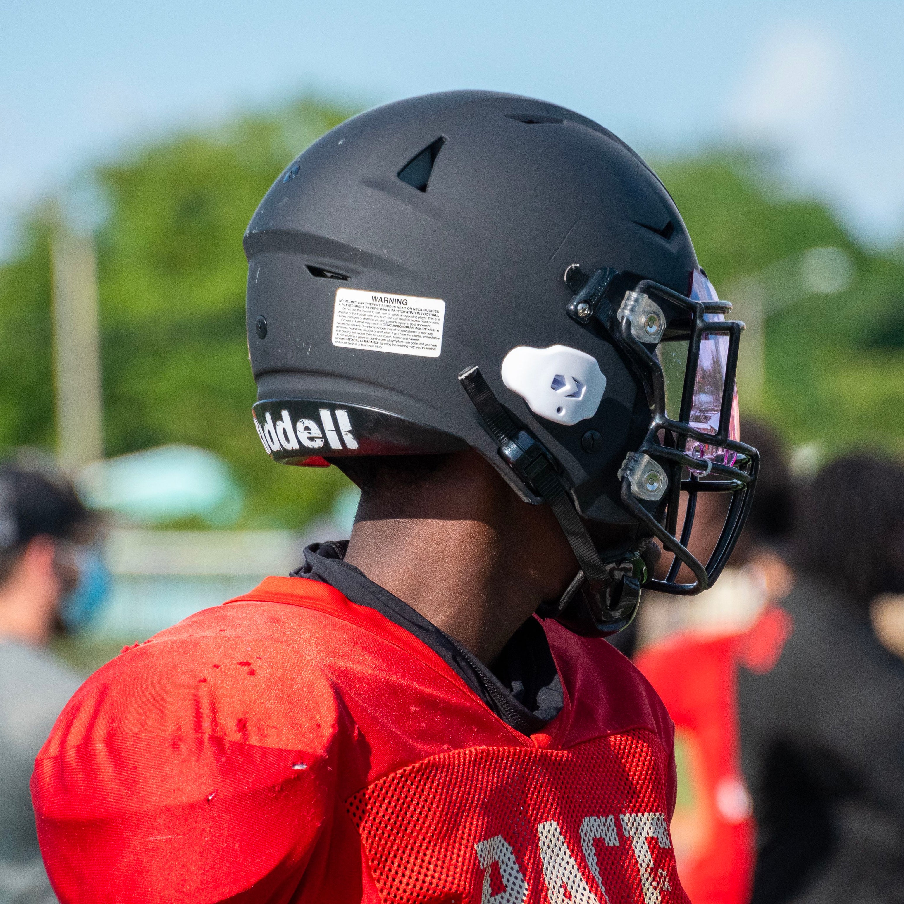 White Soft Football Mouthguard - Image 4