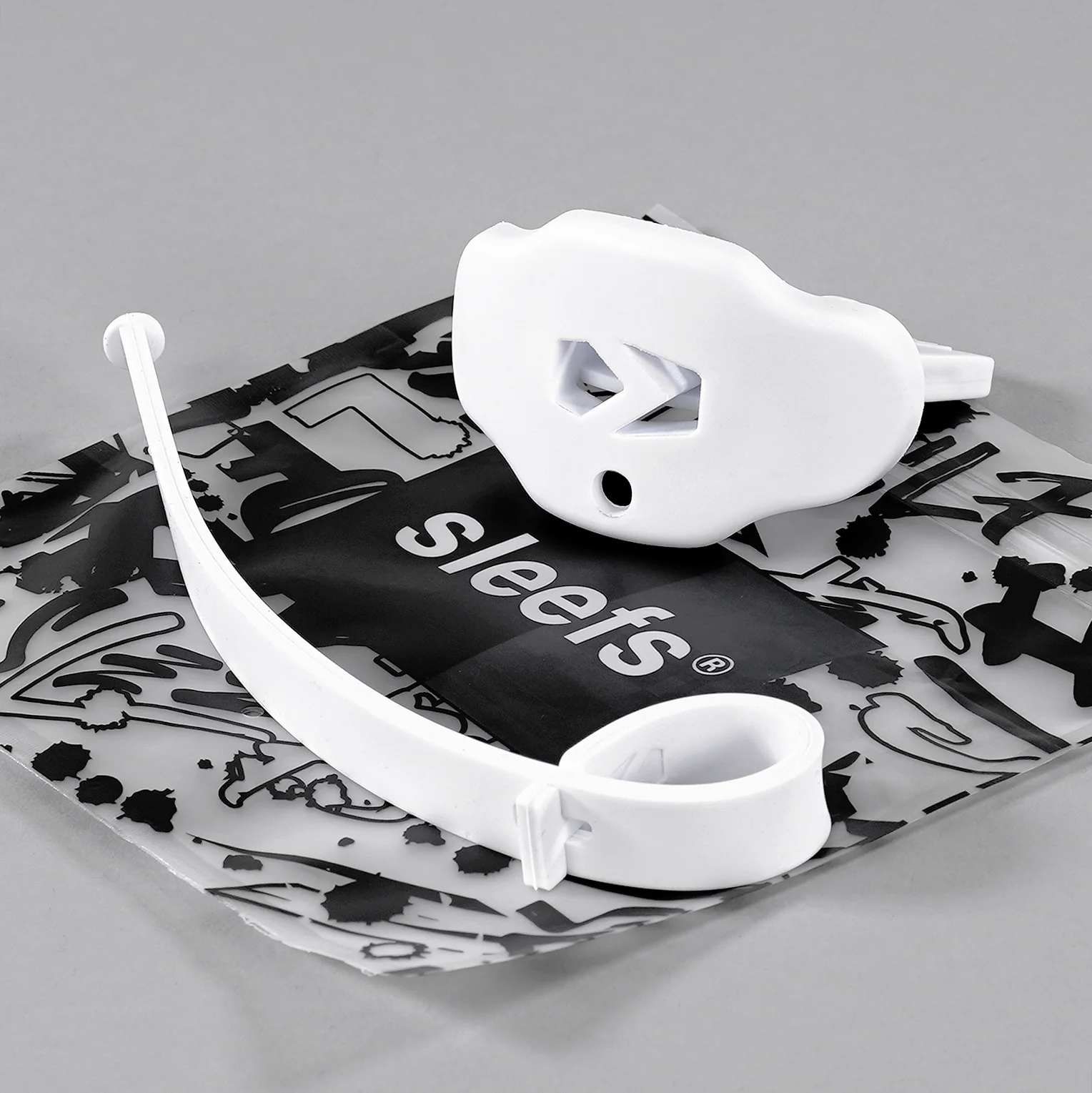 White Soft Football Mouthguard - Image 5