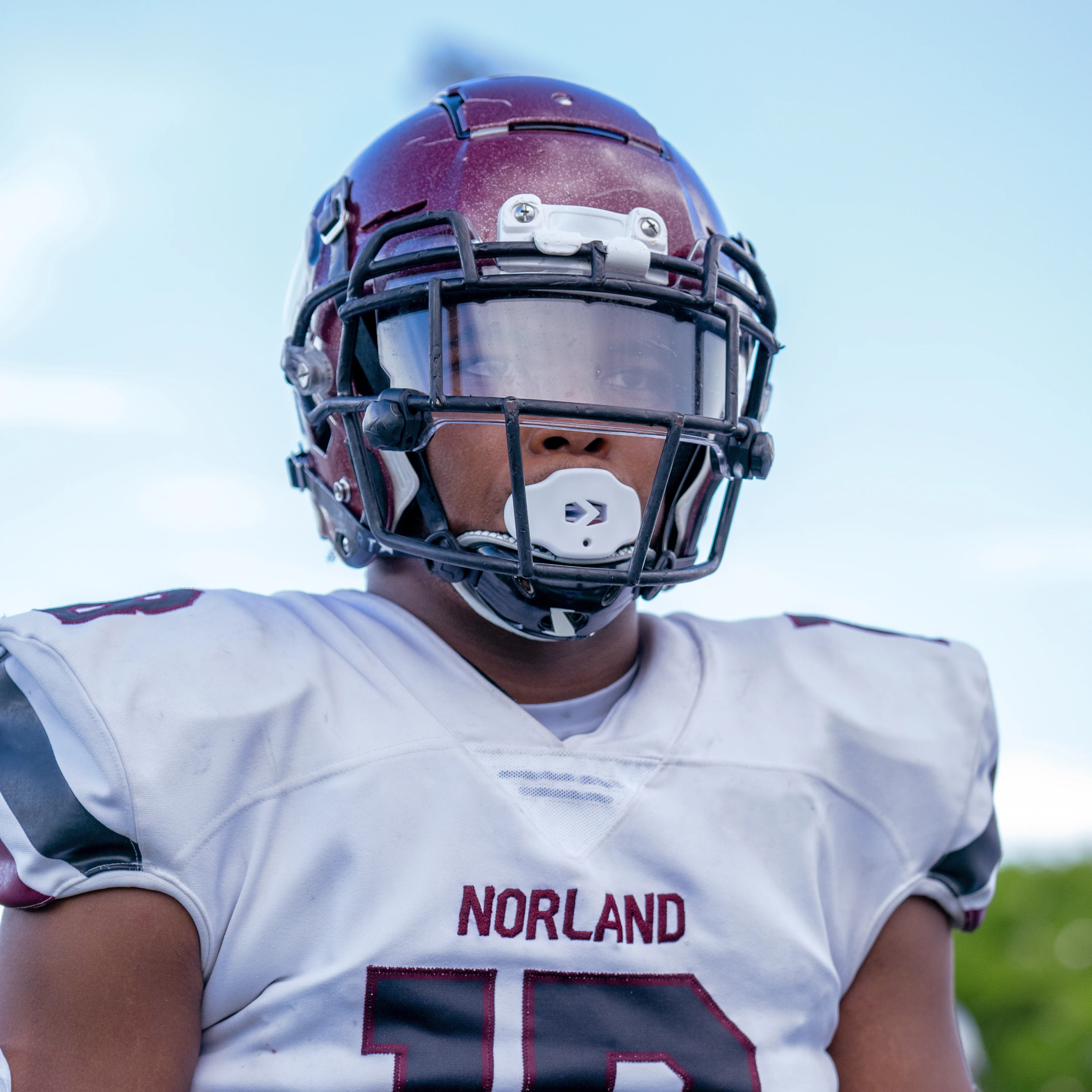 White Soft Football Mouthguard - Image 8