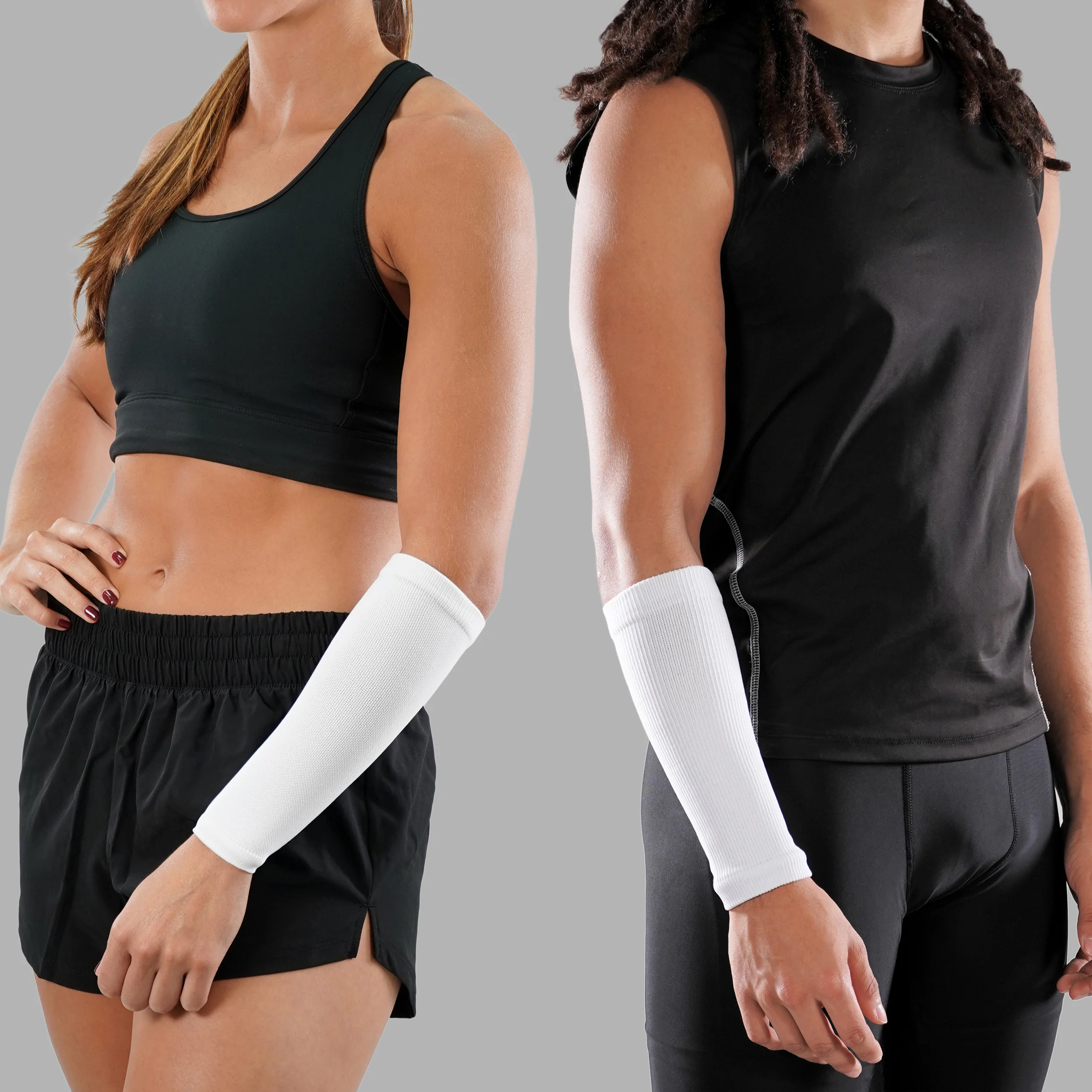 White Seamless Forearm Sleeve - Image 3