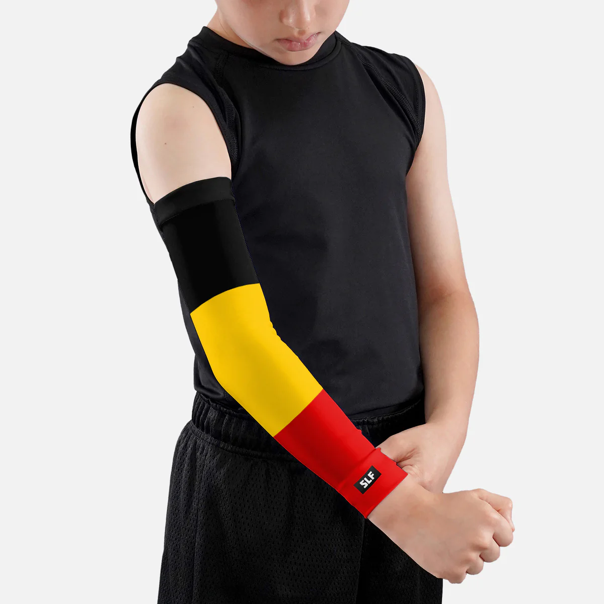 Belgium Flag Kids Arm Sleeve - Image 5