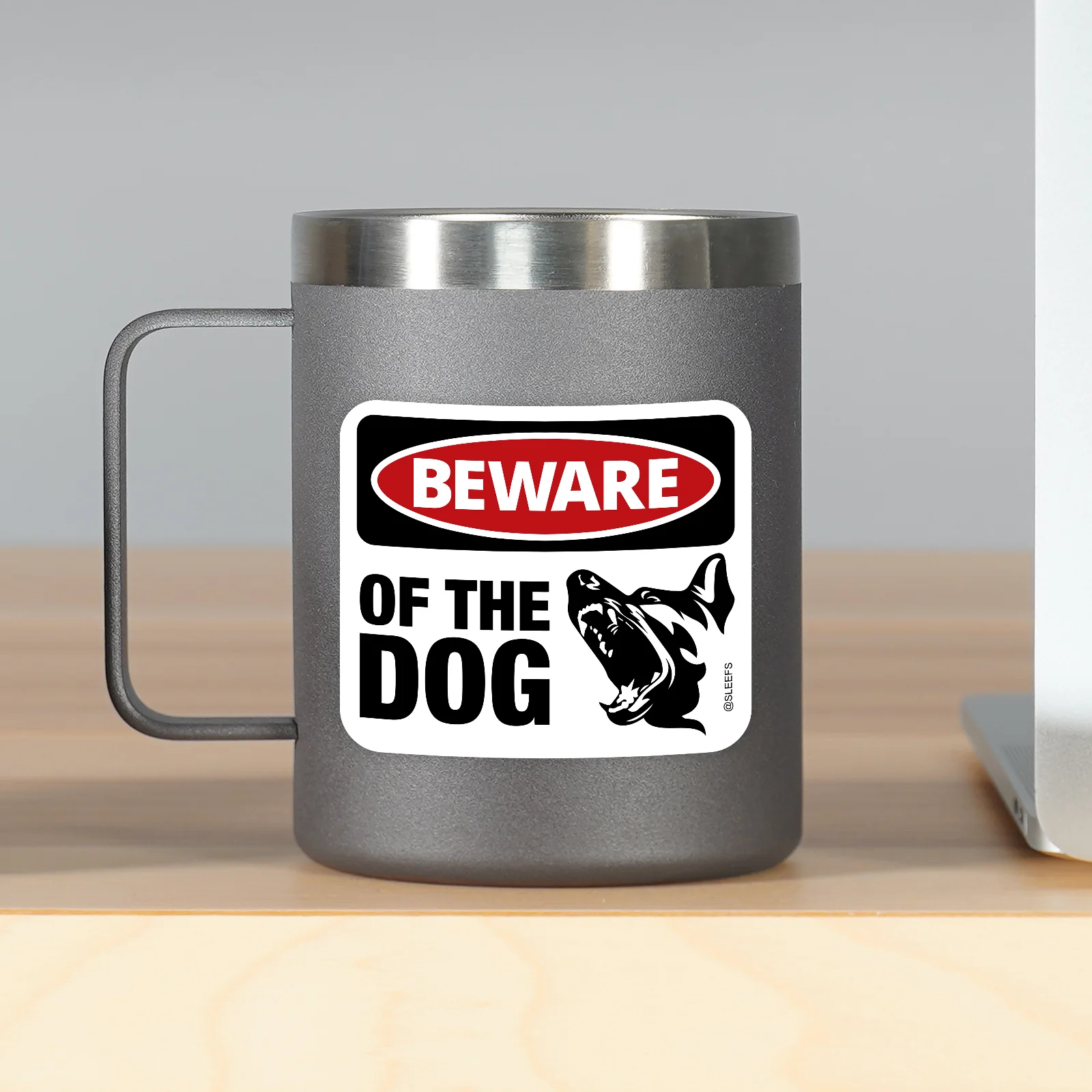 Beware of the Dog Sticker - Image 4