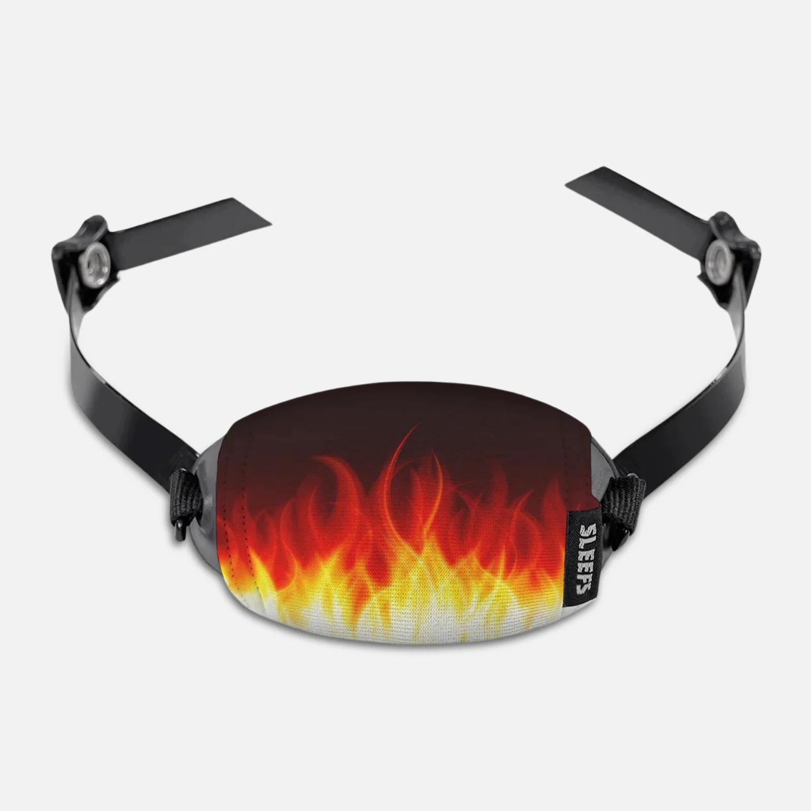 Black Fire Chin Strap Cover - Image 3