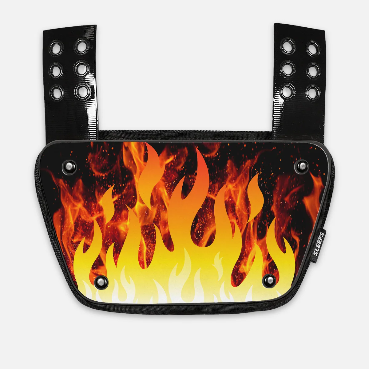 Black Fire Sticker for Backplate