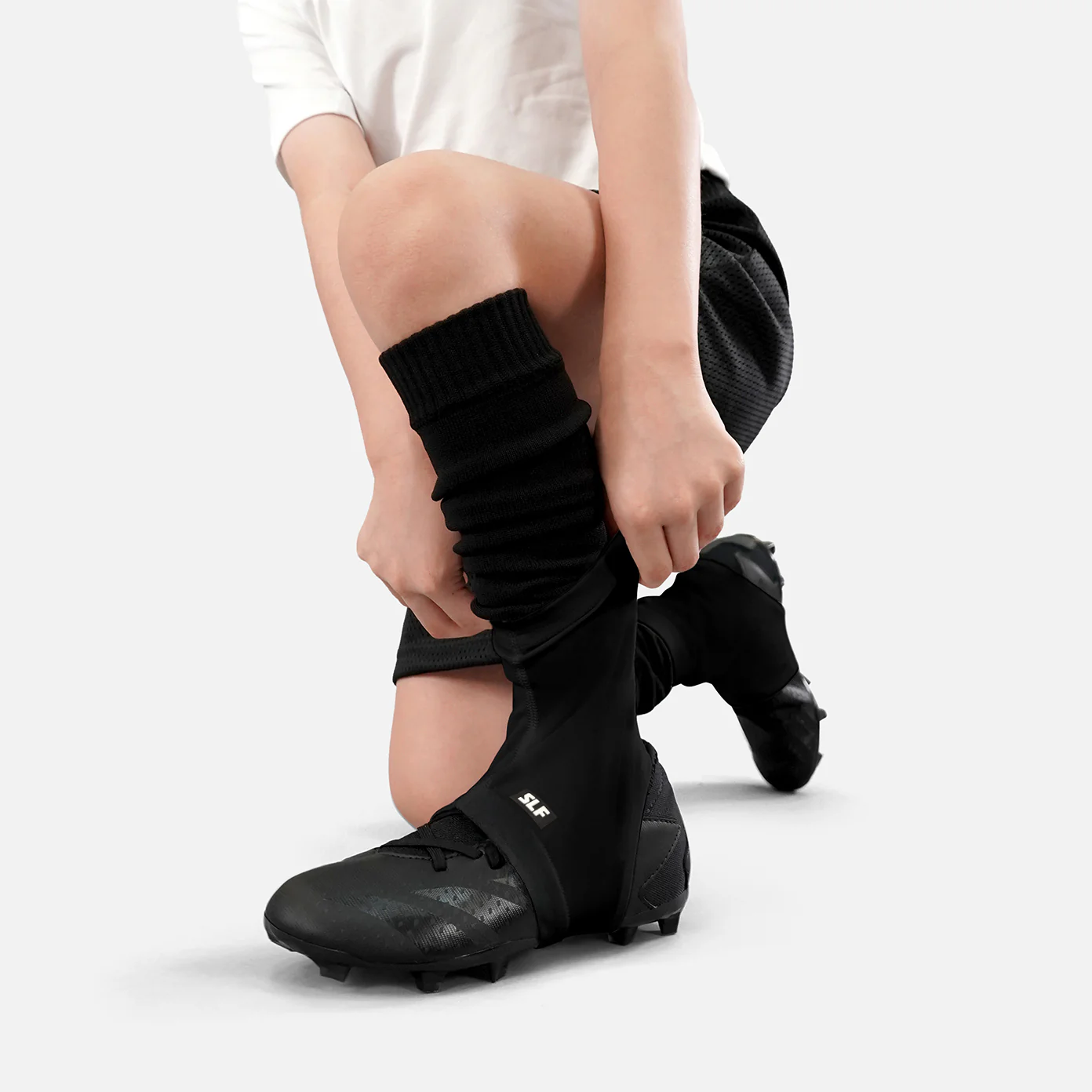 Black Kids Spats / Cleat Covers - Image 5