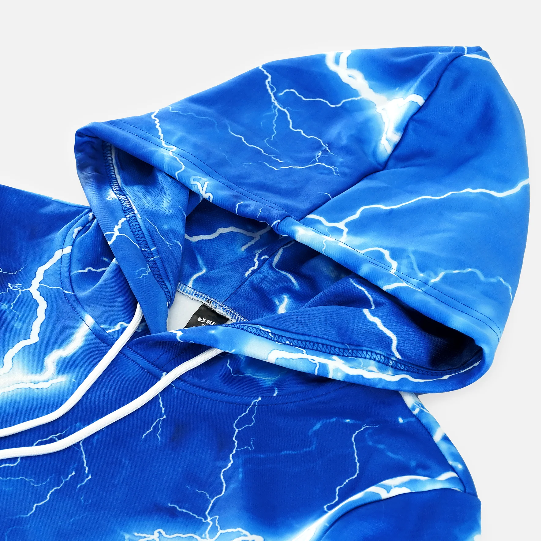 Blue Lightning Hoodie - Image 5