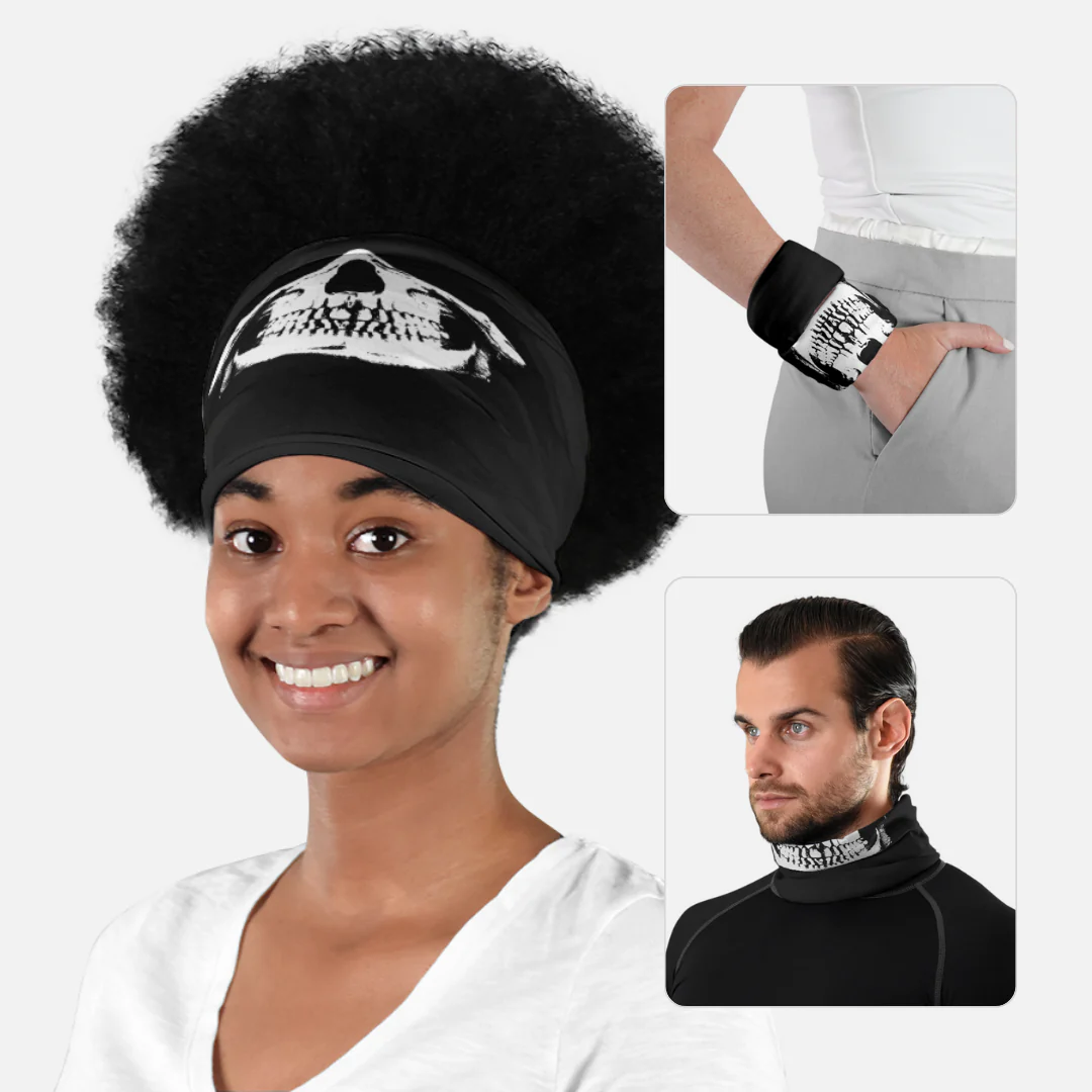 Skull Bones Neck Gaiter - Image 3