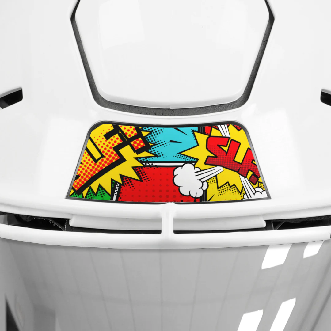 Boom Riddell Speedflex Front and Back Bumper Sticker Kit - Image 2