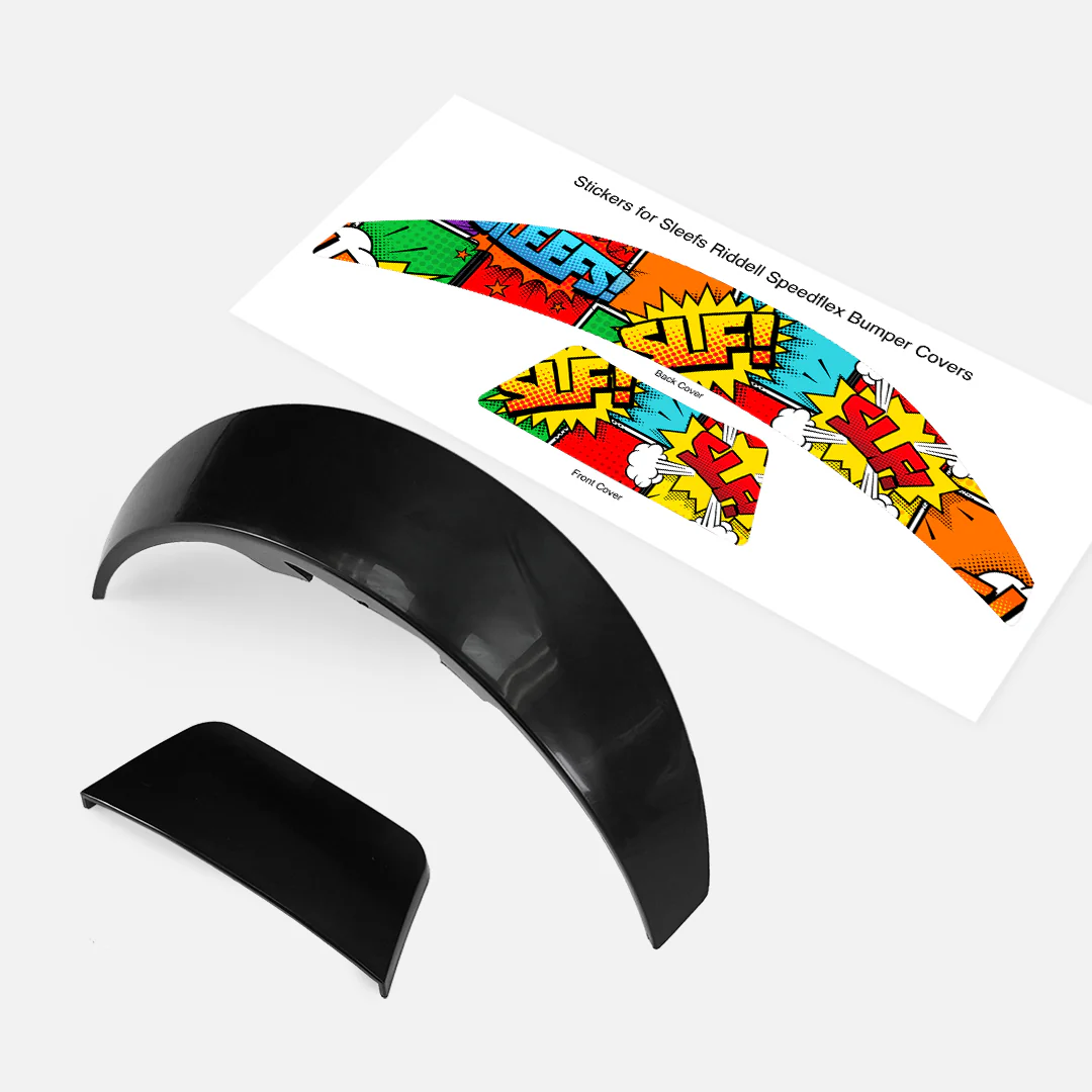 Boom Riddell Speedflex Front and Back Bumper Sticker Kit - Image 3