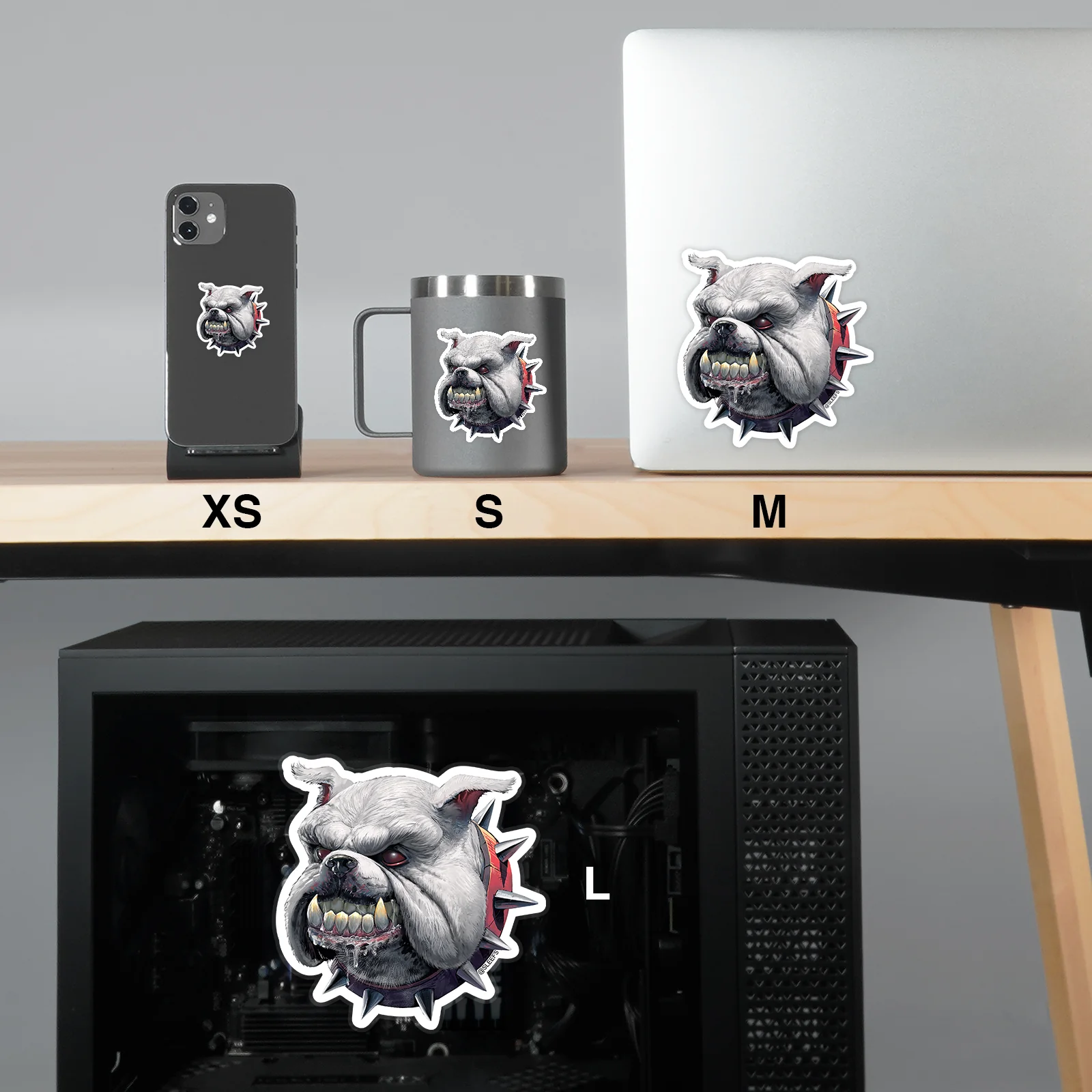 Bulldog 2.0 Sticker - Image 2