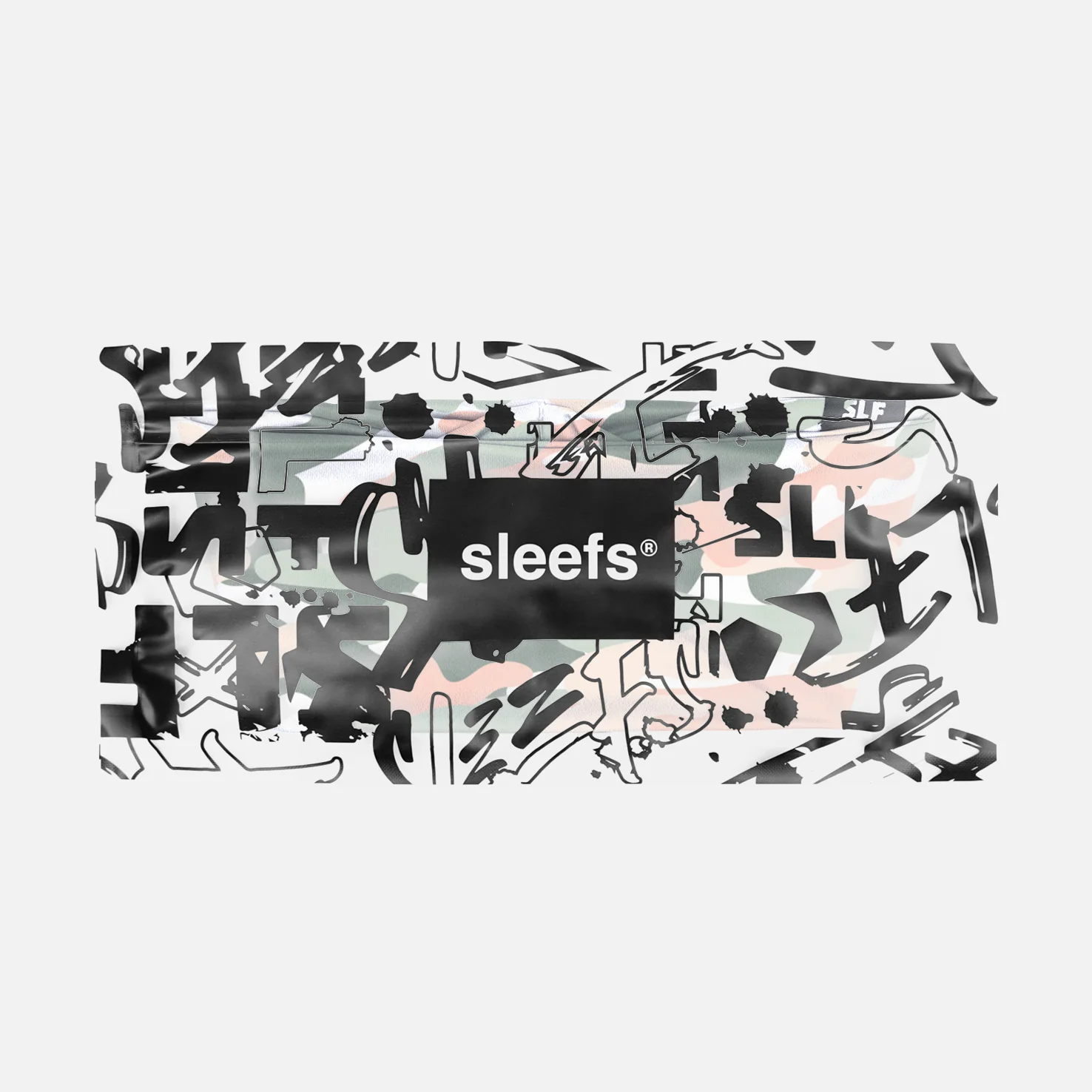 Camo Pastel Green Pink Headband - Image 4