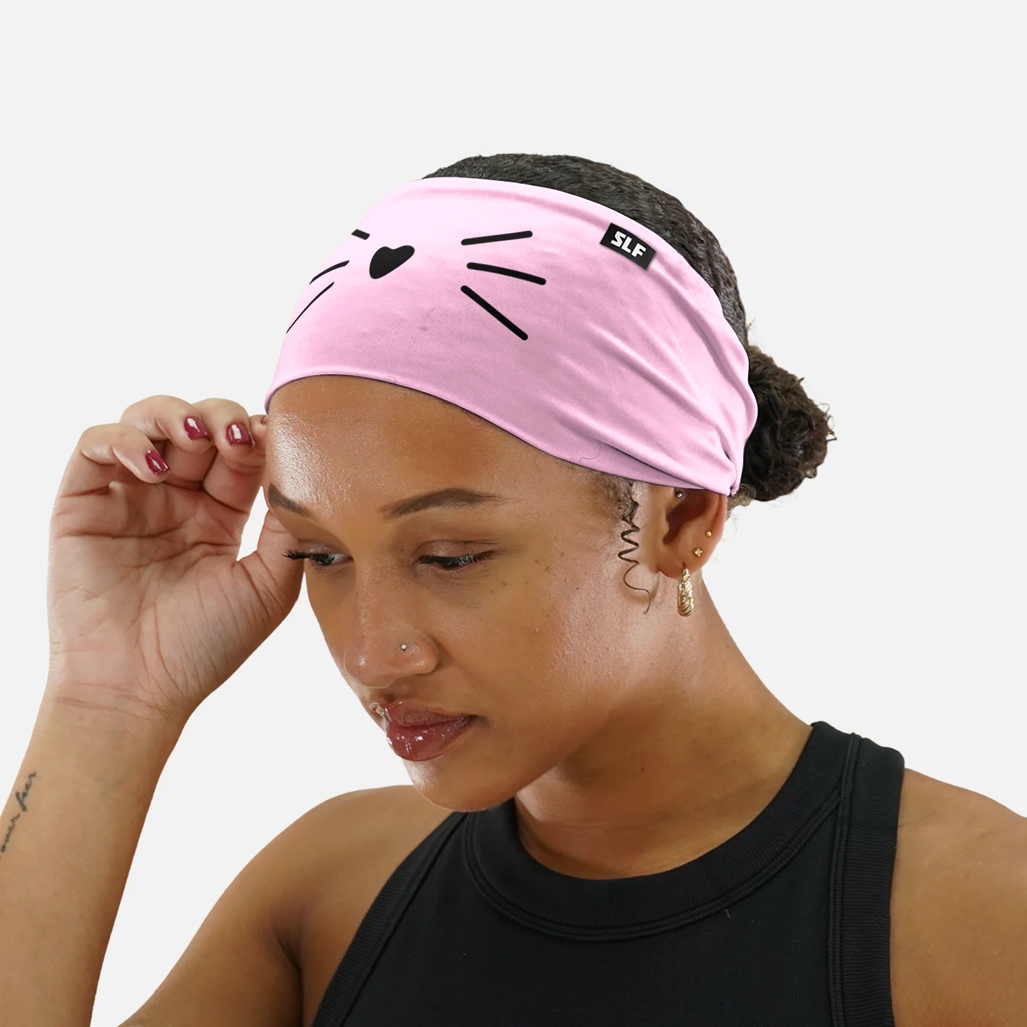 Cat Whiskers Pink Headband - Image 2