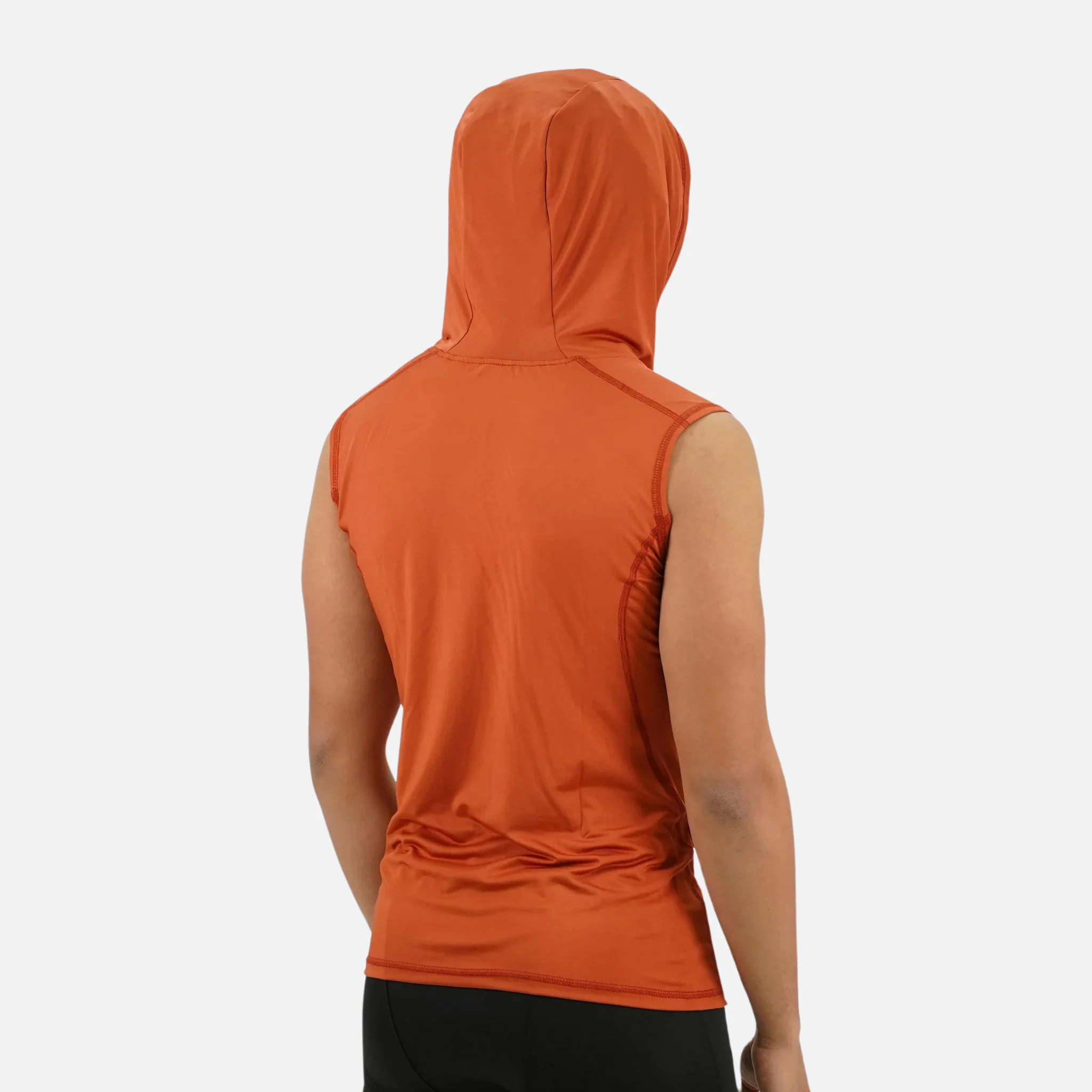 Clay Sleeveless Compression Hoodie - Image 4