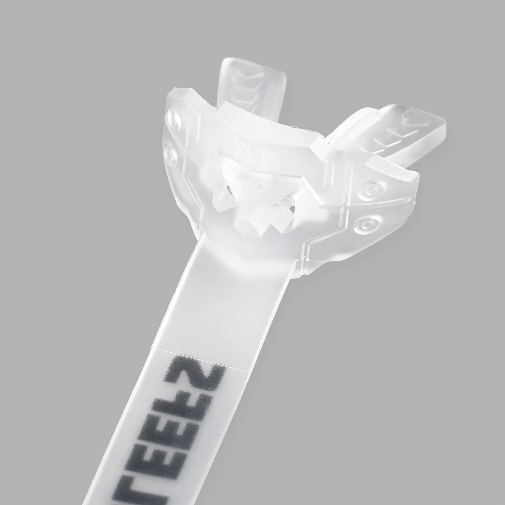 Clear X Football Mouthguard with Logo - Image 2