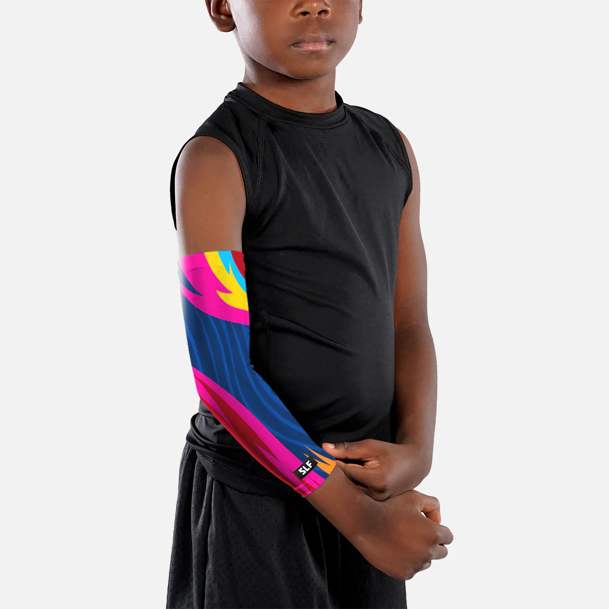 Colour Waves Kids Arm Sleeve - Image 2