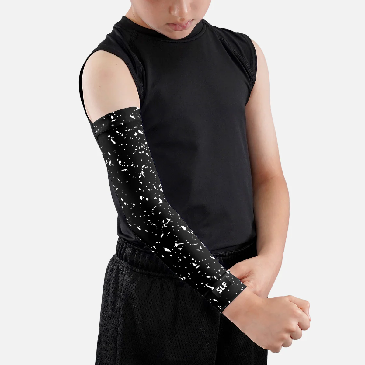 Concrete Black Kids Arm Sleeve - Image 2
