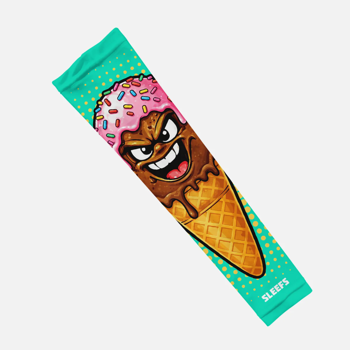 Cool Mint Sprinkle Cone Kids Arm Sleeve - Image 3