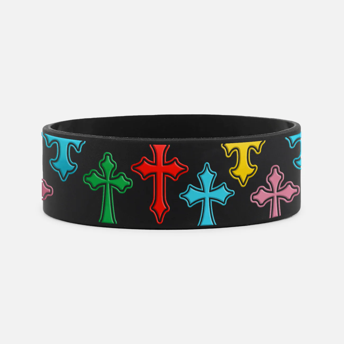 Crosses Chroma 1 Inch Wristband