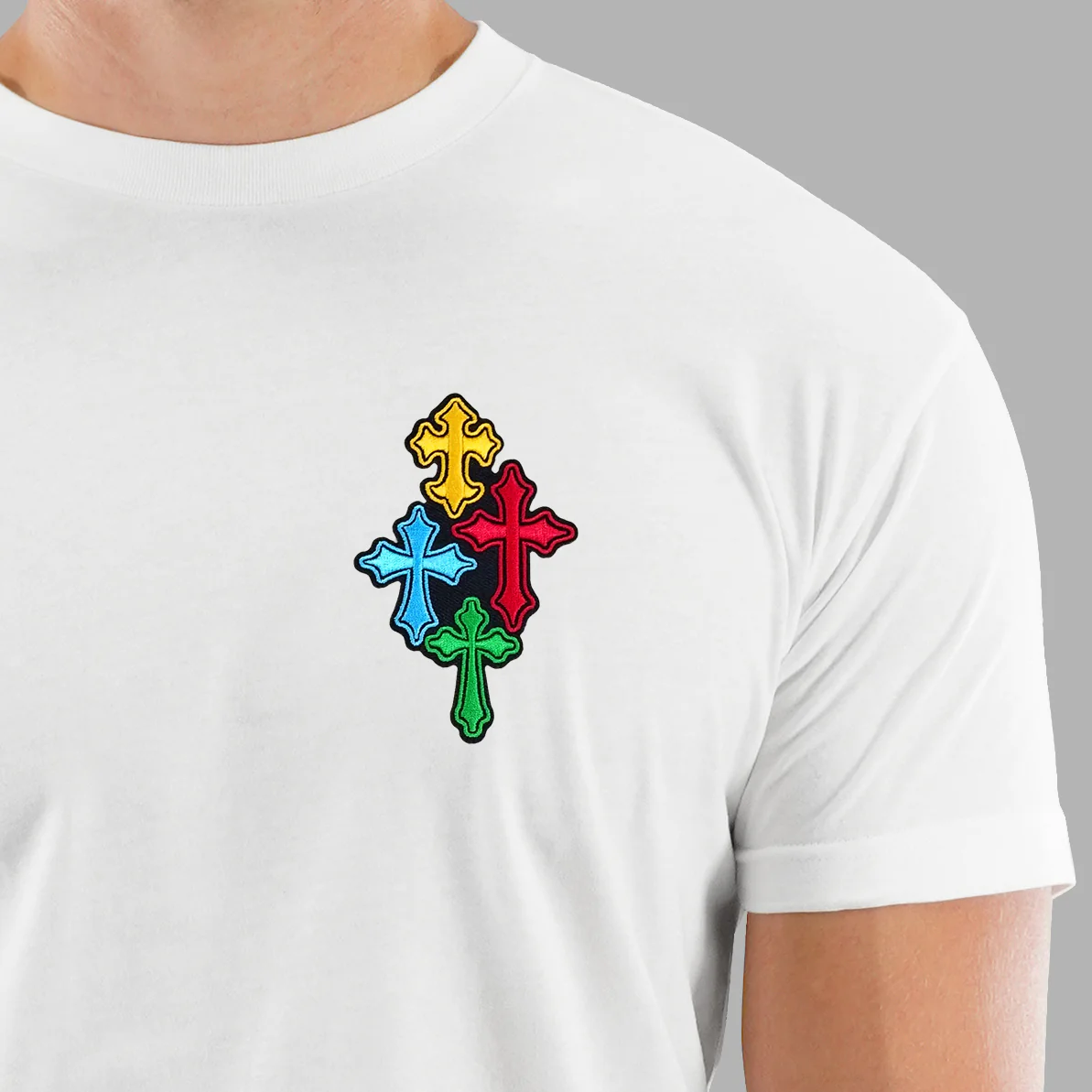 Crosses Chroma Patch Tri-Blend T-Shirt - Image 3